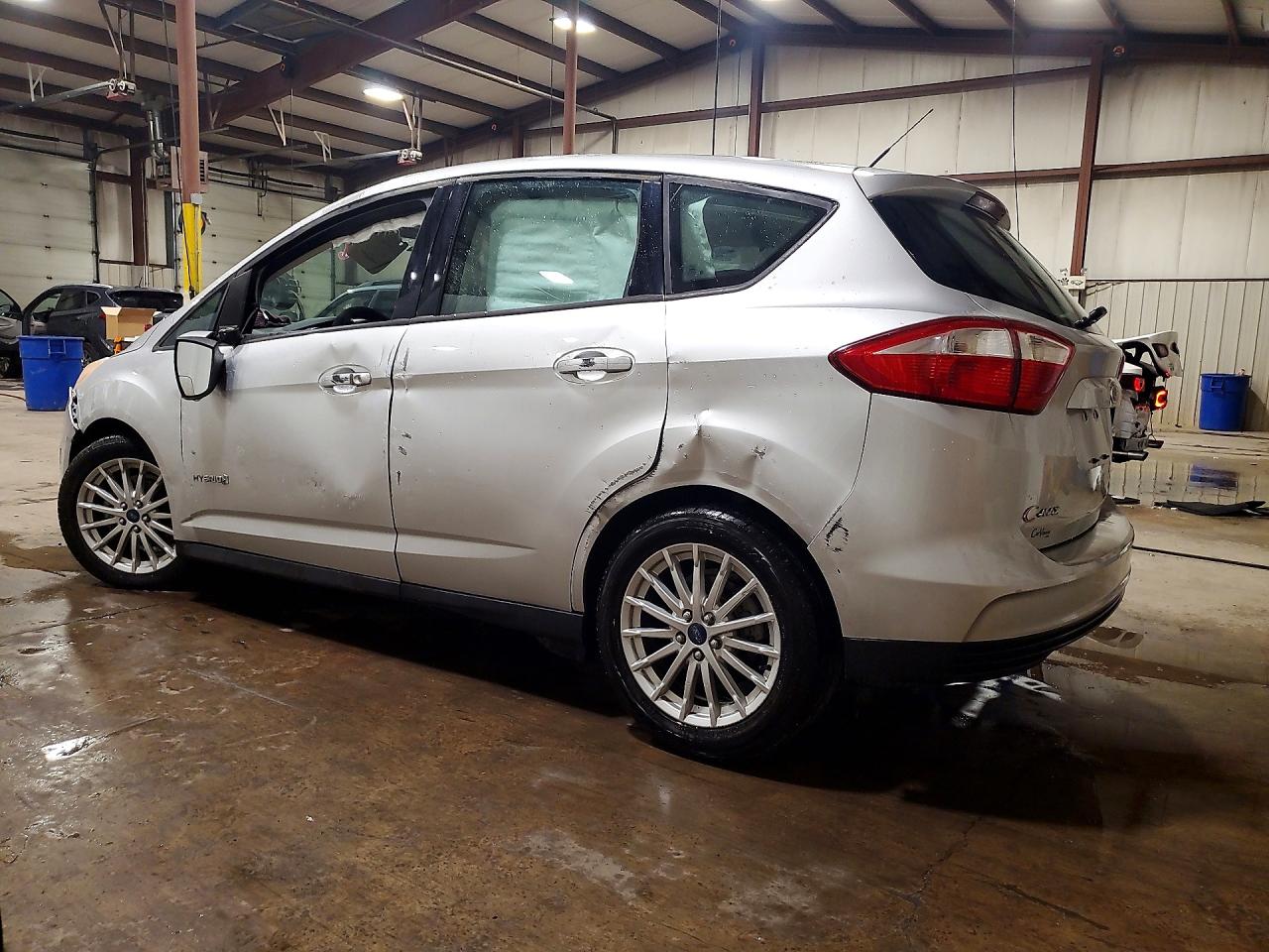 2014 Ford C-max Se Silver vin: 1FADP5AUXEL517684
