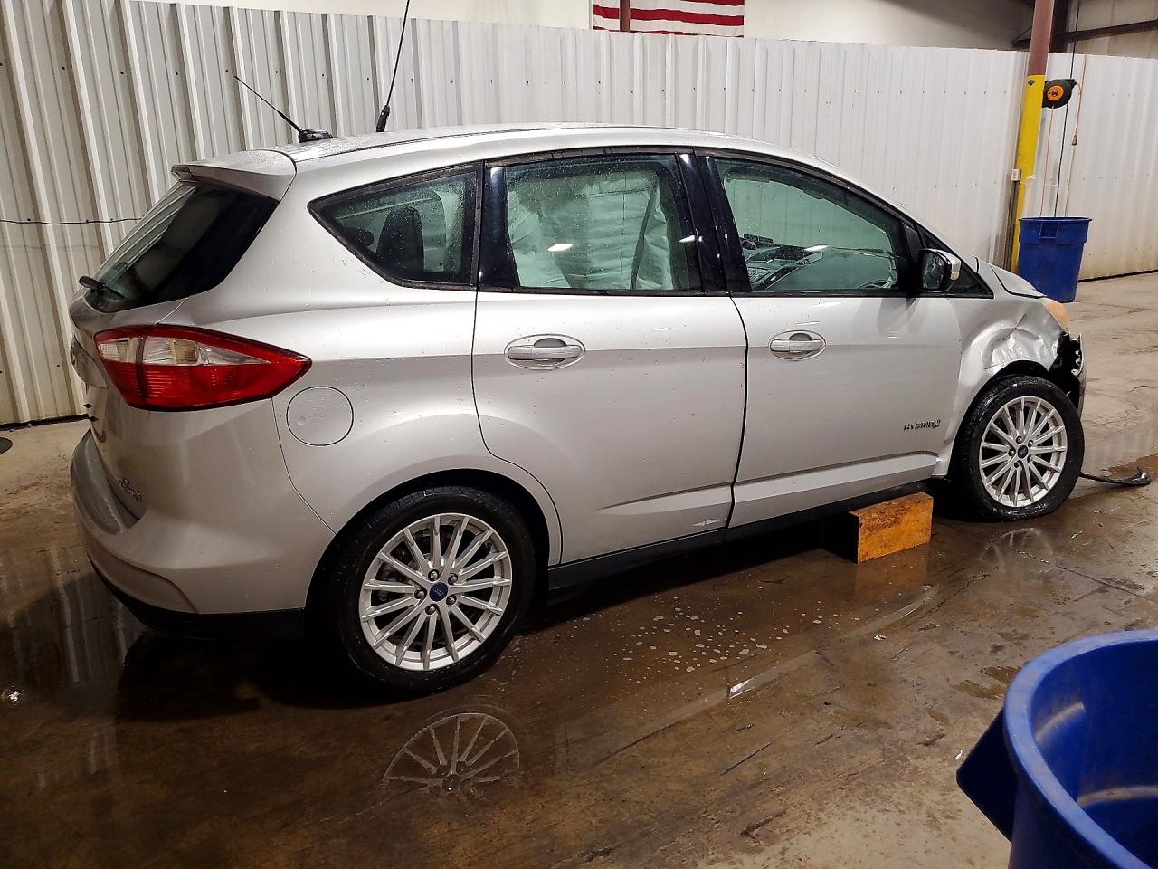 2014 Ford C-max Se Silver vin: 1FADP5AUXEL517684