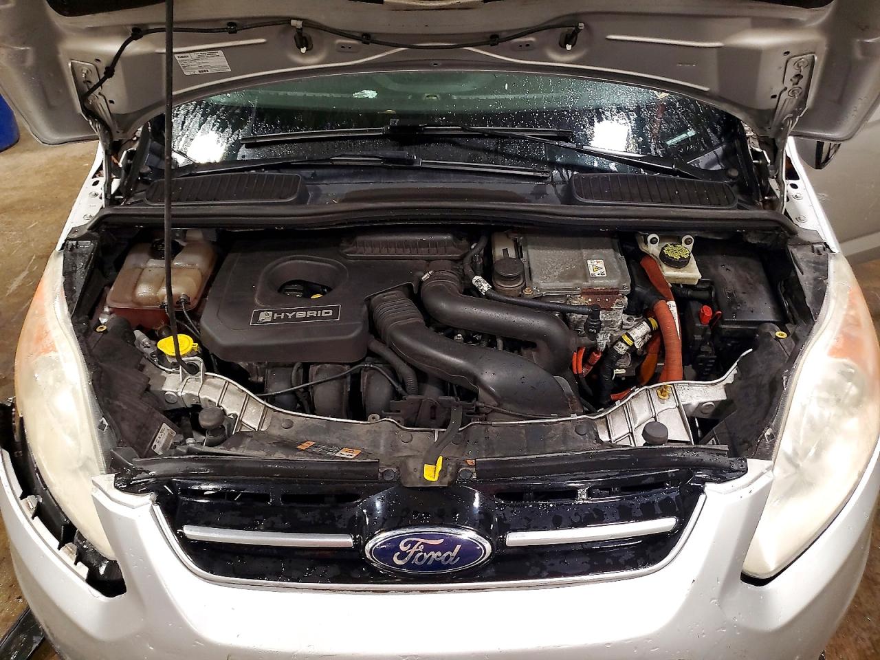 2014 Ford C-max Se Silver vin: 1FADP5AUXEL517684