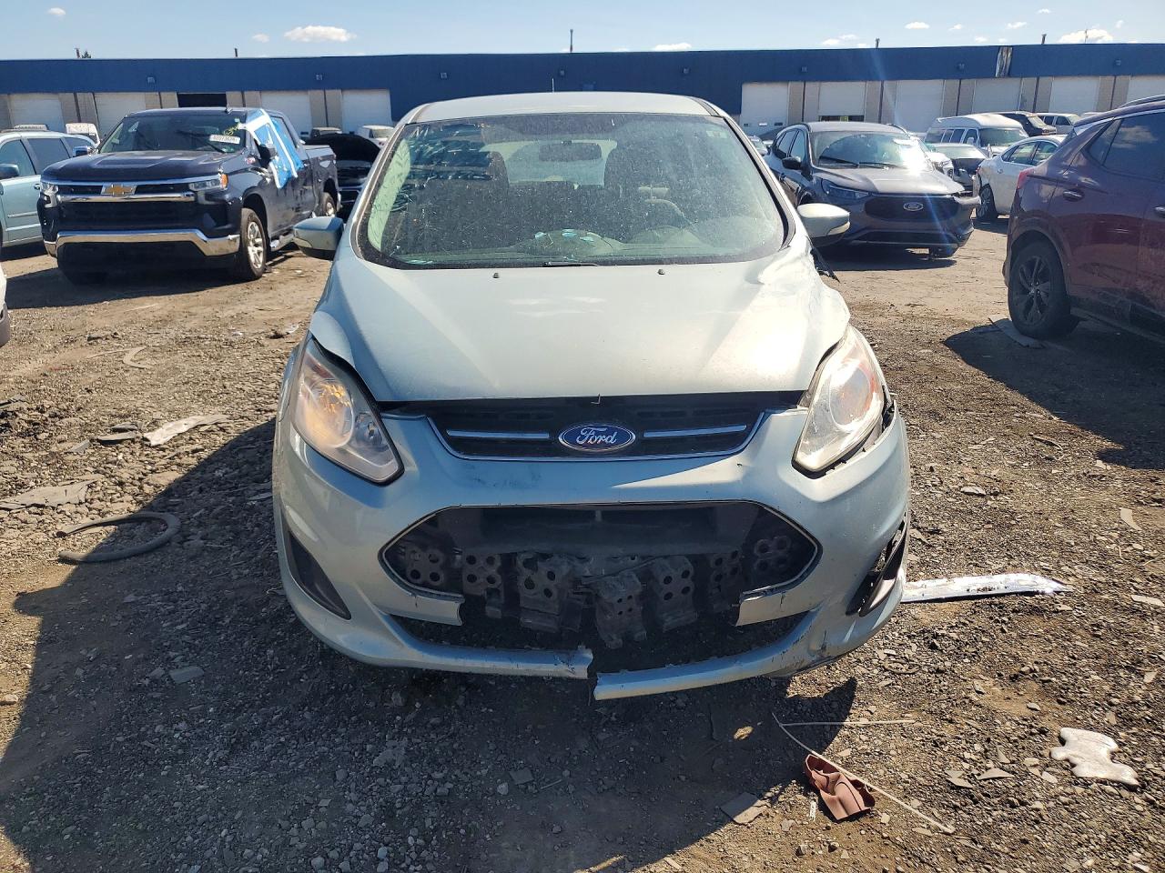 2014 Ford C-max Se Blue vin: 1FADP5AUXEL519712
