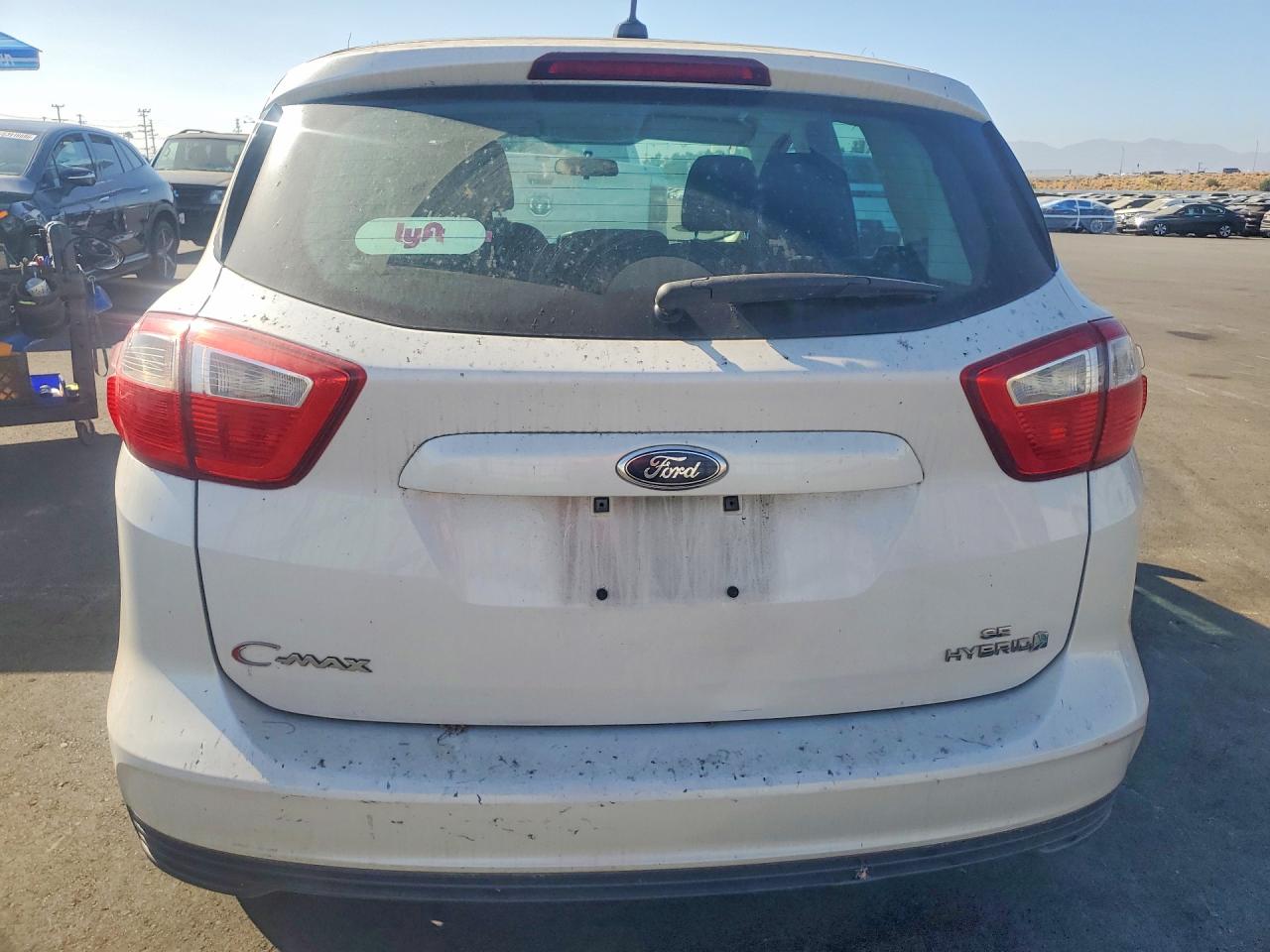 2014 Ford C-max Se White vin: 1FADP5AUXEL521220