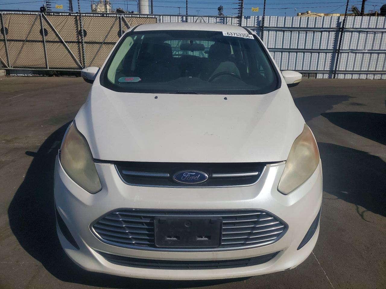 2014 Ford C-max Se White vin: 1FADP5AUXEL521220