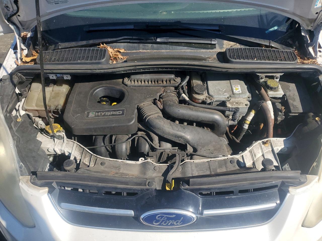2014 Ford C-max Se White vin: 1FADP5AUXEL521220