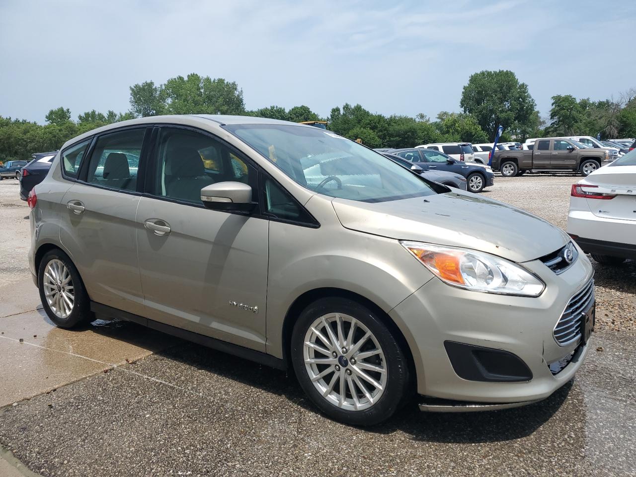 2015 Ford C-max Se Tan vin: 1FADP5AUXFL119022 Damage: Right Qtr Panel, Hail Damage, 10 Or More