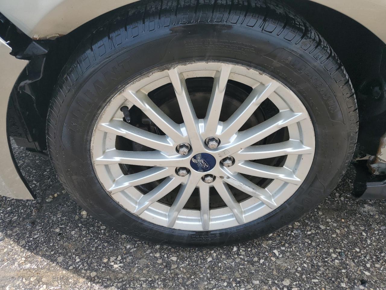 2015 Ford C-max Se Tan vin: 1FADP5AUXFL119022 Damage: Left Front Wheel, Curb Rash, > 12 Inches