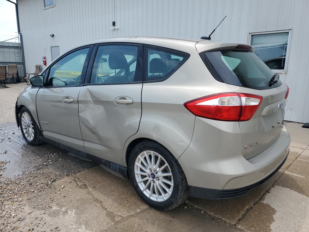 2015 Ford C-max Se Tan vin: 1FADP5AUXFL119022 Damage: Left Qtr Panel, Dent(S) W/ Paint Dmg, > 12 Inches