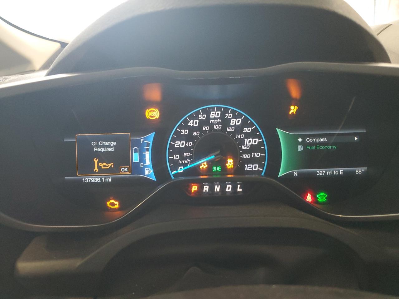 2015 Ford C-max Se Tan vin: 1FADP5AUXFL119022 Damage: Warning Light - Engine, On, Unacceptable