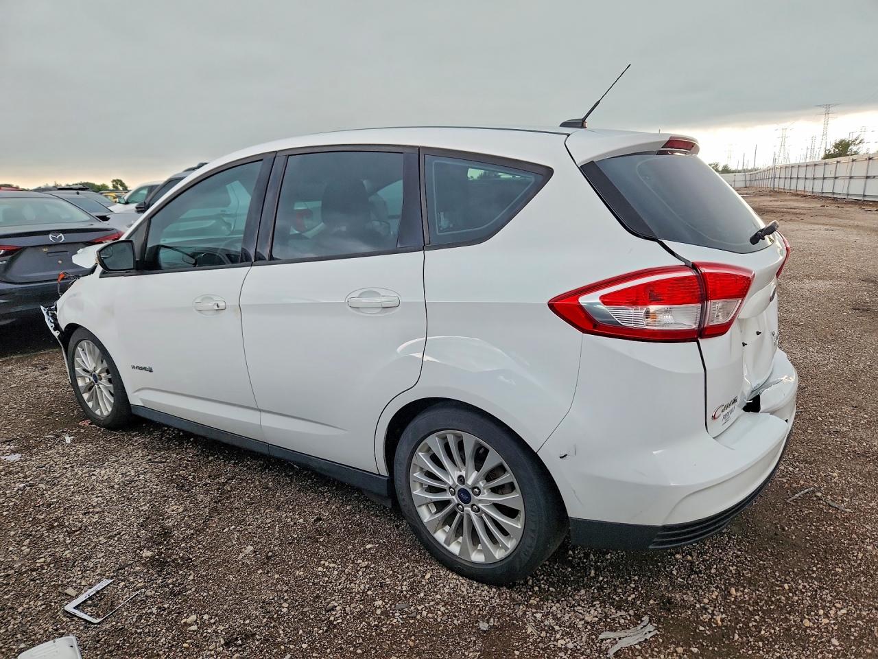 2017 Ford C-max Se White vin: 1FADP5AUXHL112736
