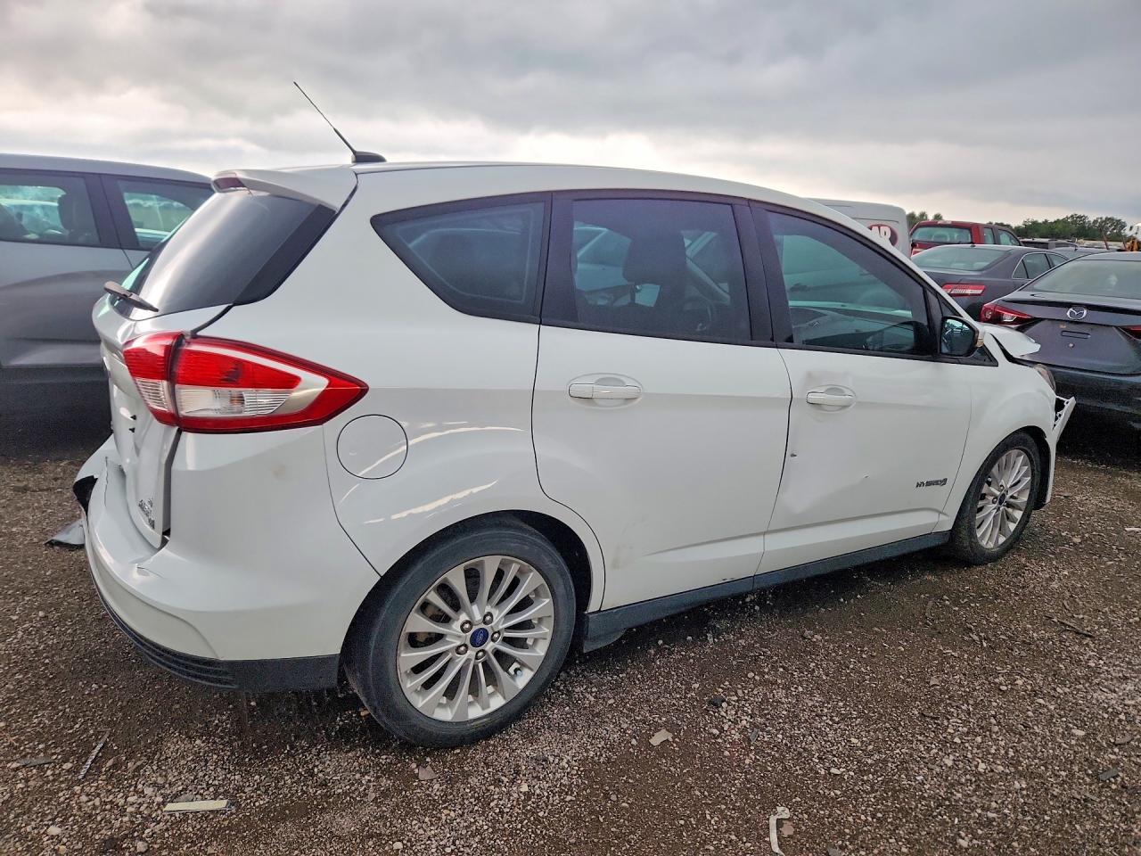 2017 Ford C-max Se White vin: 1FADP5AUXHL112736