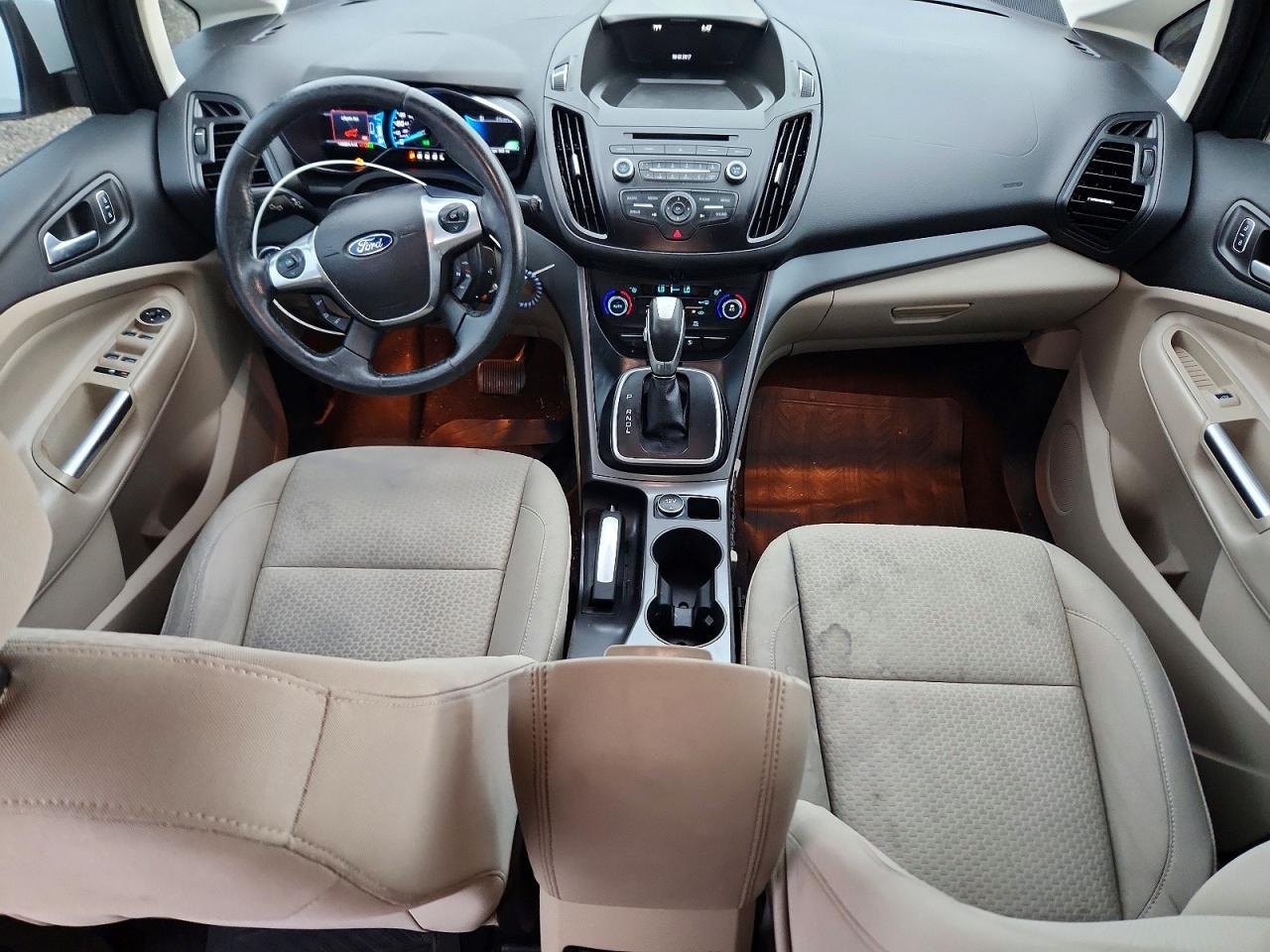 2017 Ford C-max Se White vin: 1FADP5AUXHL112736