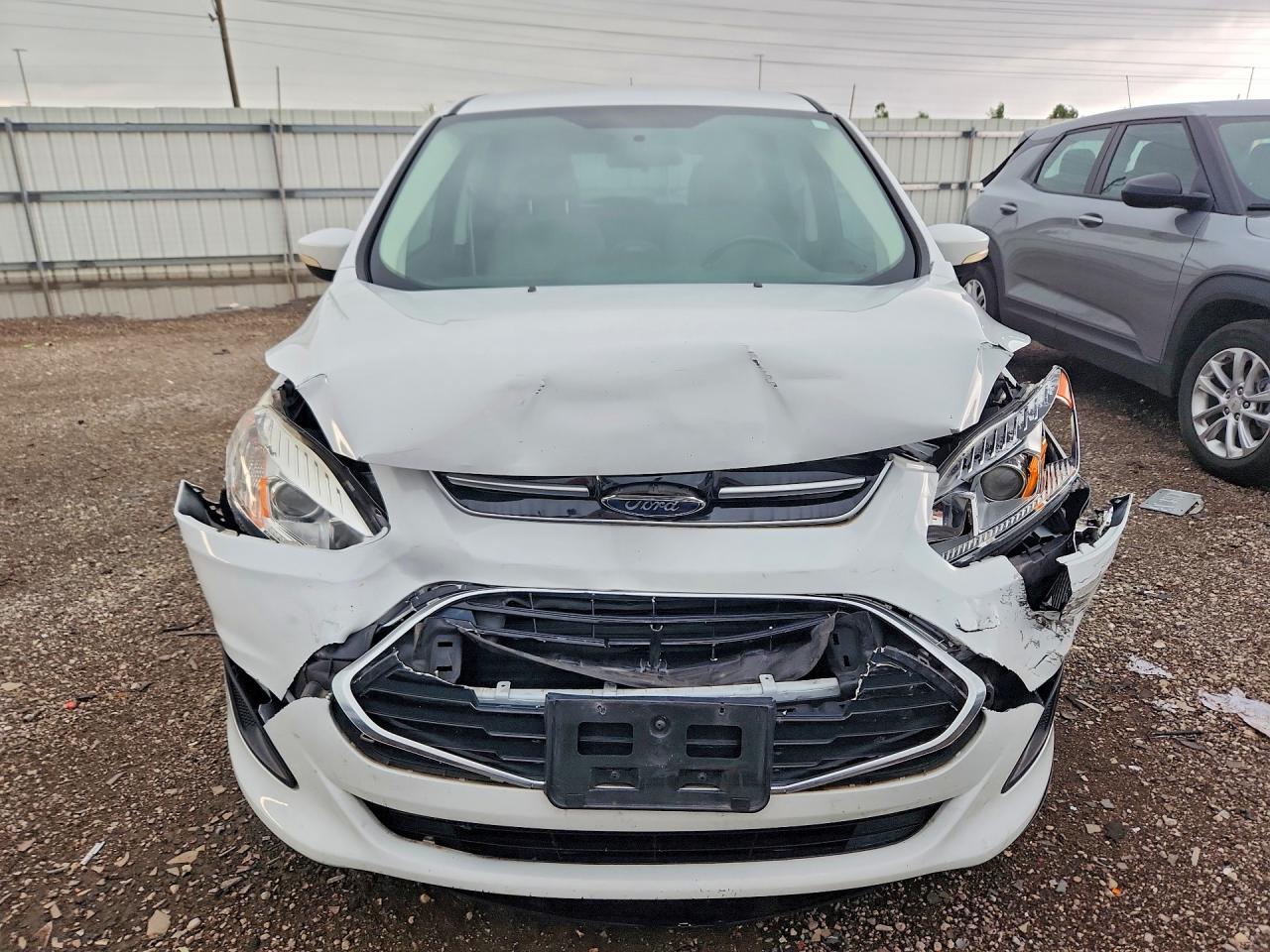2017 Ford C-max Se White vin: 1FADP5AUXHL112736