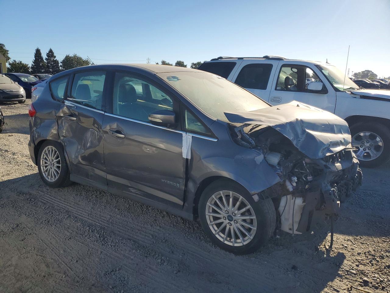 2013 Ford C-max Sel Gray vin: 1FADP5BU0DL502172