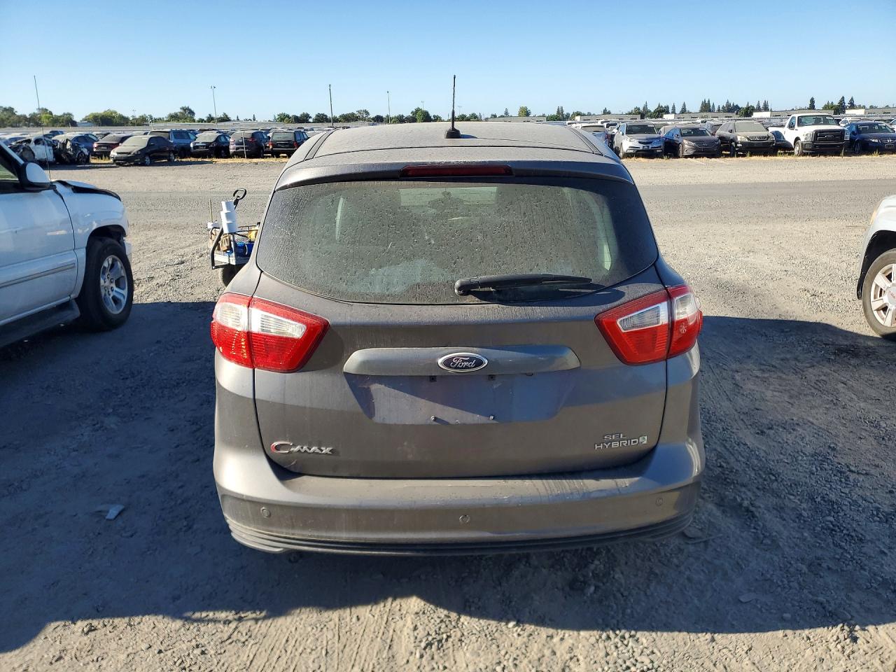 2013 Ford C-max Sel Gray vin: 1FADP5BU0DL502172