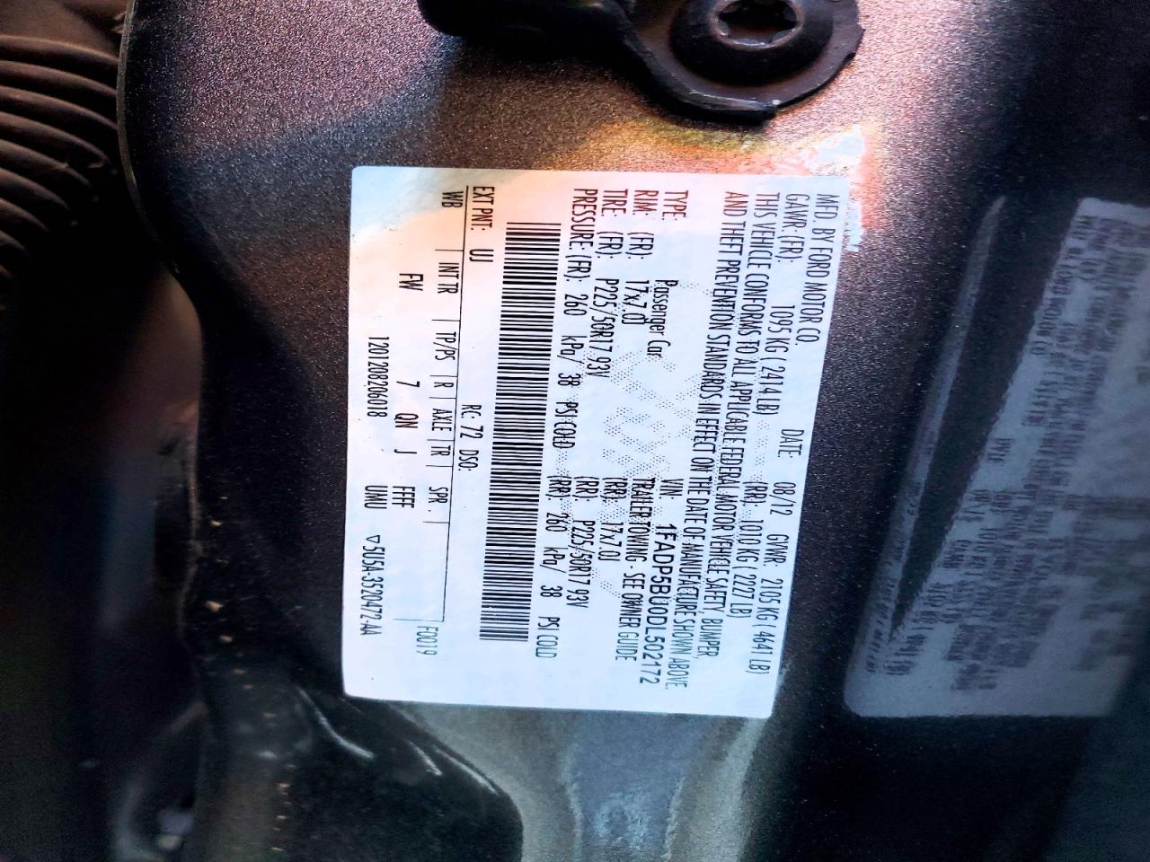 2013 Ford C-max Sel Gray vin: 1FADP5BU0DL502172