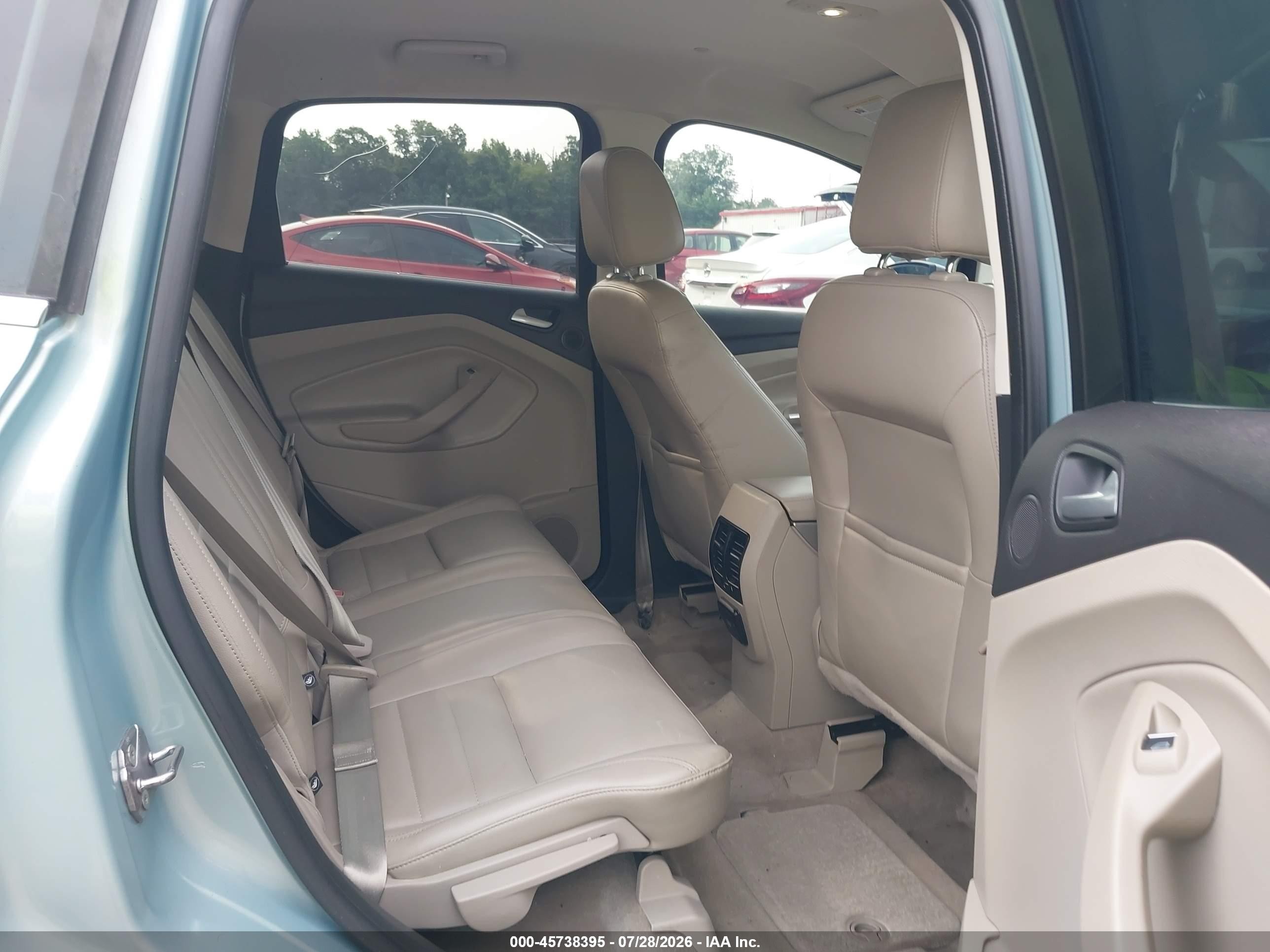 2013 Ford C-max Hybrid Sel Light Blue vin: 1FADP5BU0DL518162