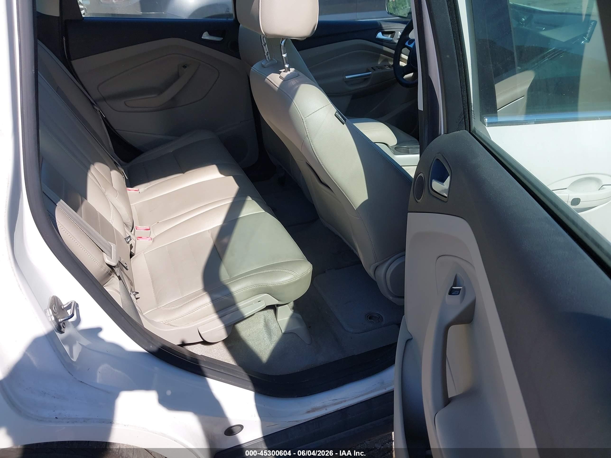 2013 Ford C-max Hybrid Sel White vin: 1FADP5BU0DL530277