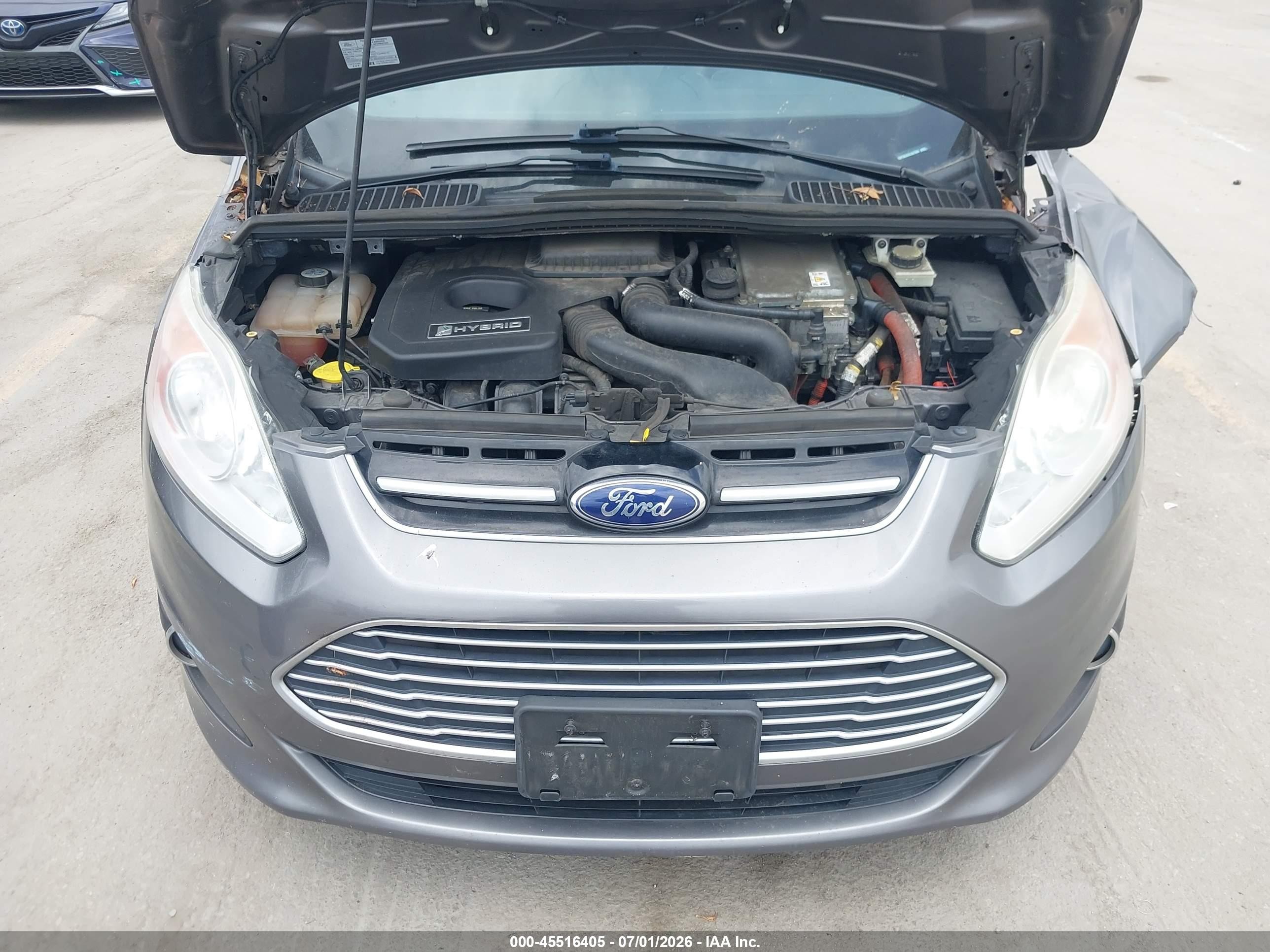 2013 Ford C-max Hybrid Sel Серый vin: 1FADP5BU0DL537066