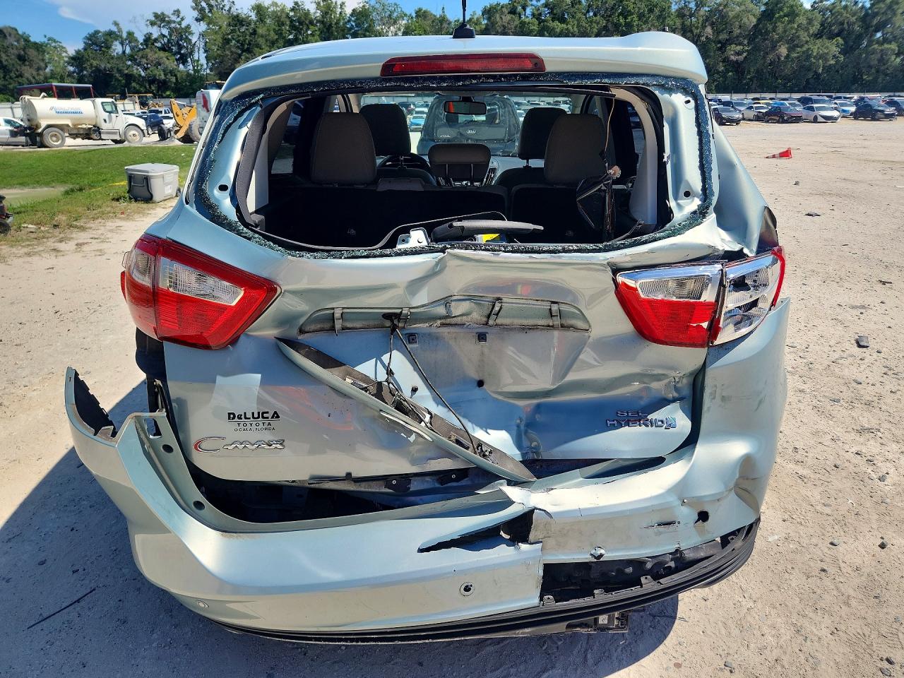 2013 Ford C-max Sel Silver vin: 1FADP5BU0DL538993
