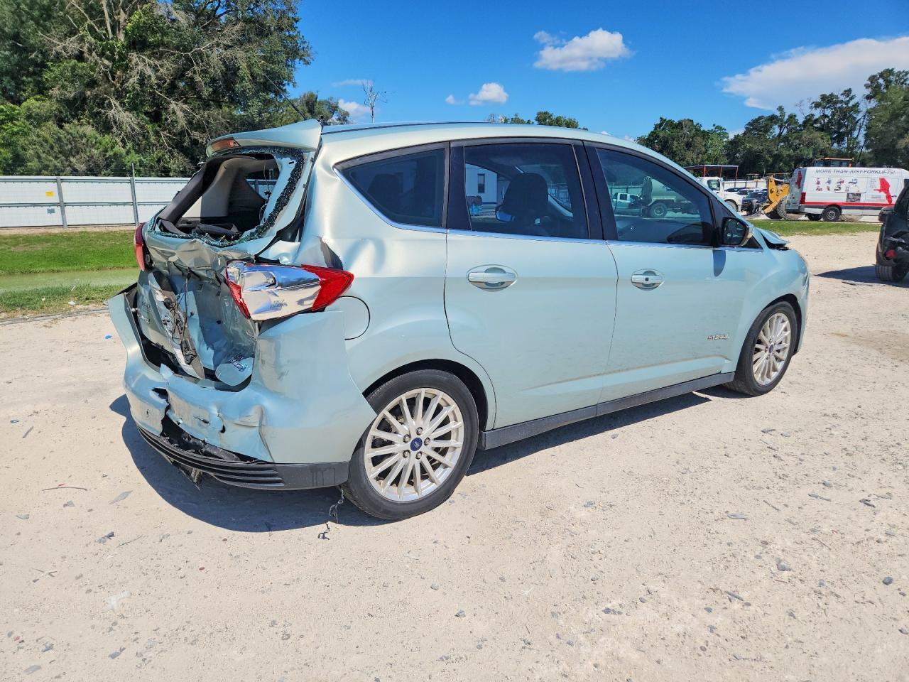 2013 Ford C-max Sel Silver vin: 1FADP5BU0DL538993