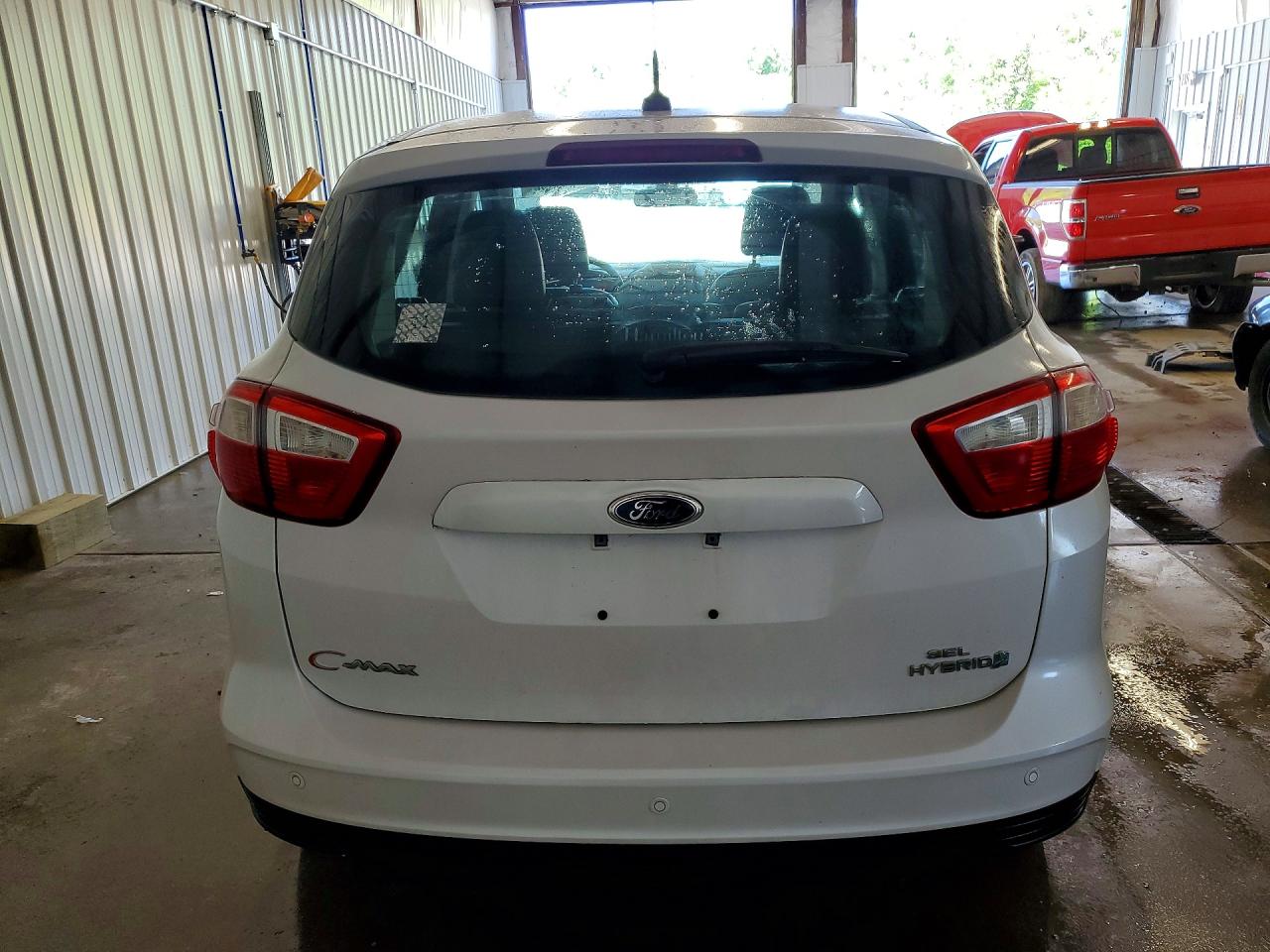 2013 Ford C-max Sel White vin: 1FADP5BU0DL540629