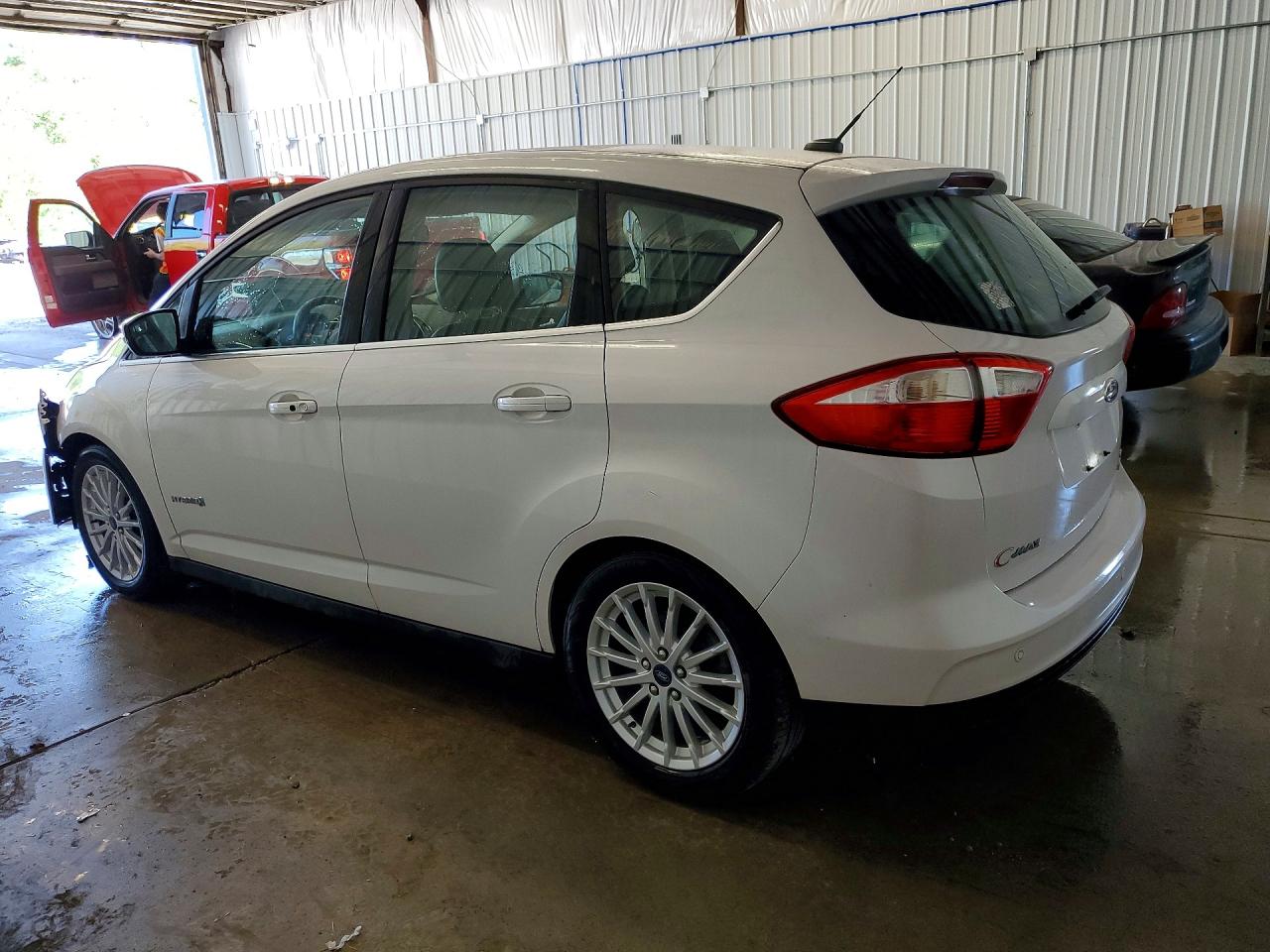 2013 Ford C-max Sel White vin: 1FADP5BU0DL540629