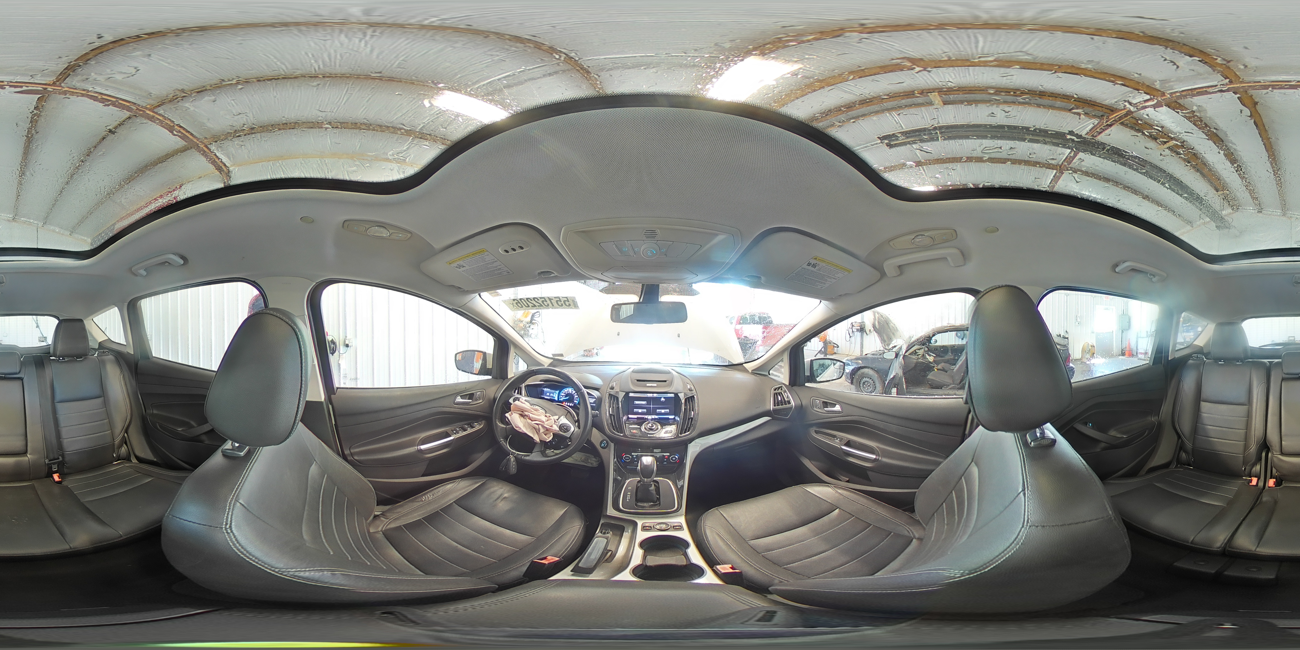 2013 Ford C-max Sel White vin: 1FADP5BU0DL540629