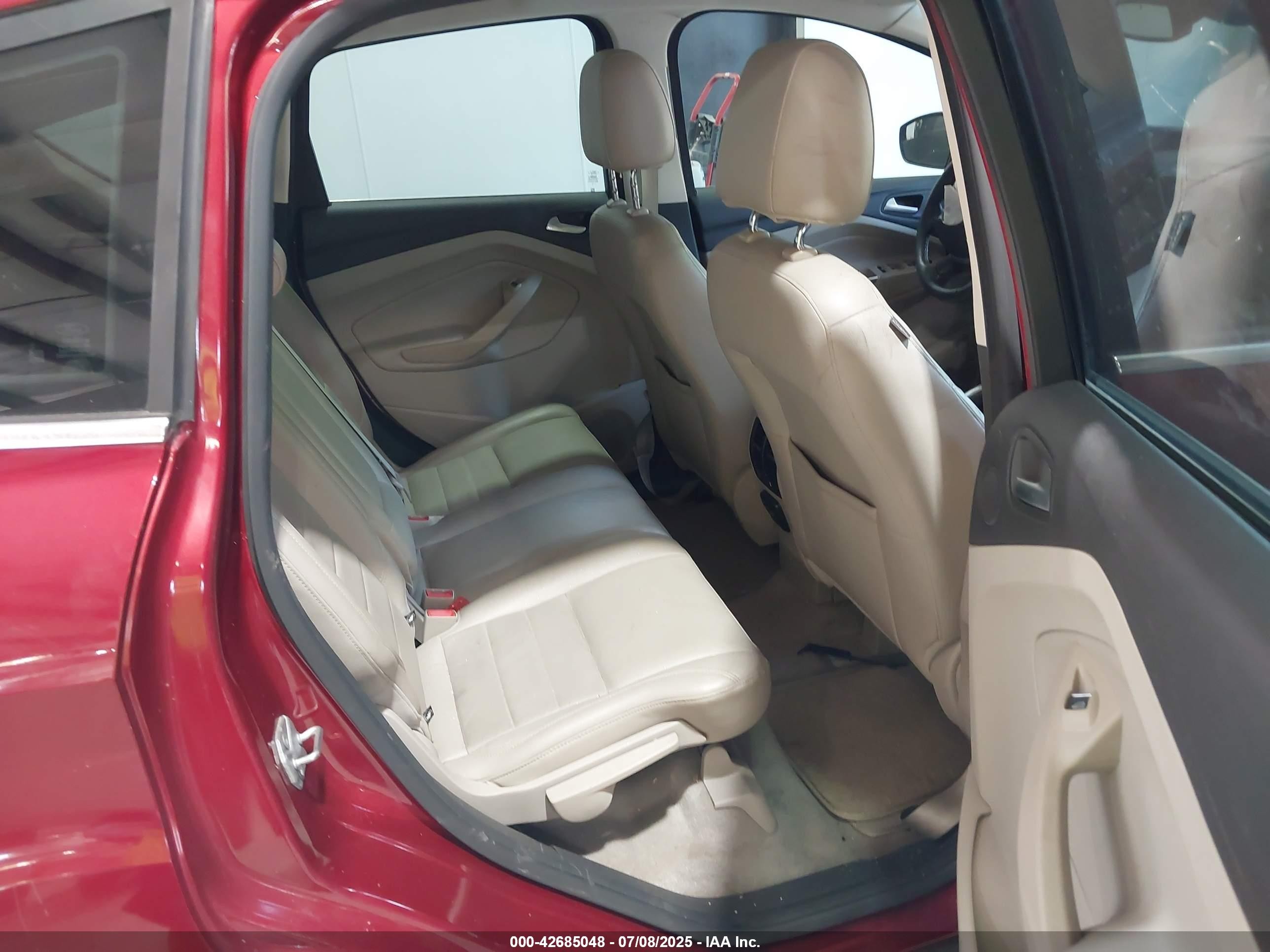 2013 Ford C-max Hybrid Sel Red vin: 1FADP5BU0DL544342