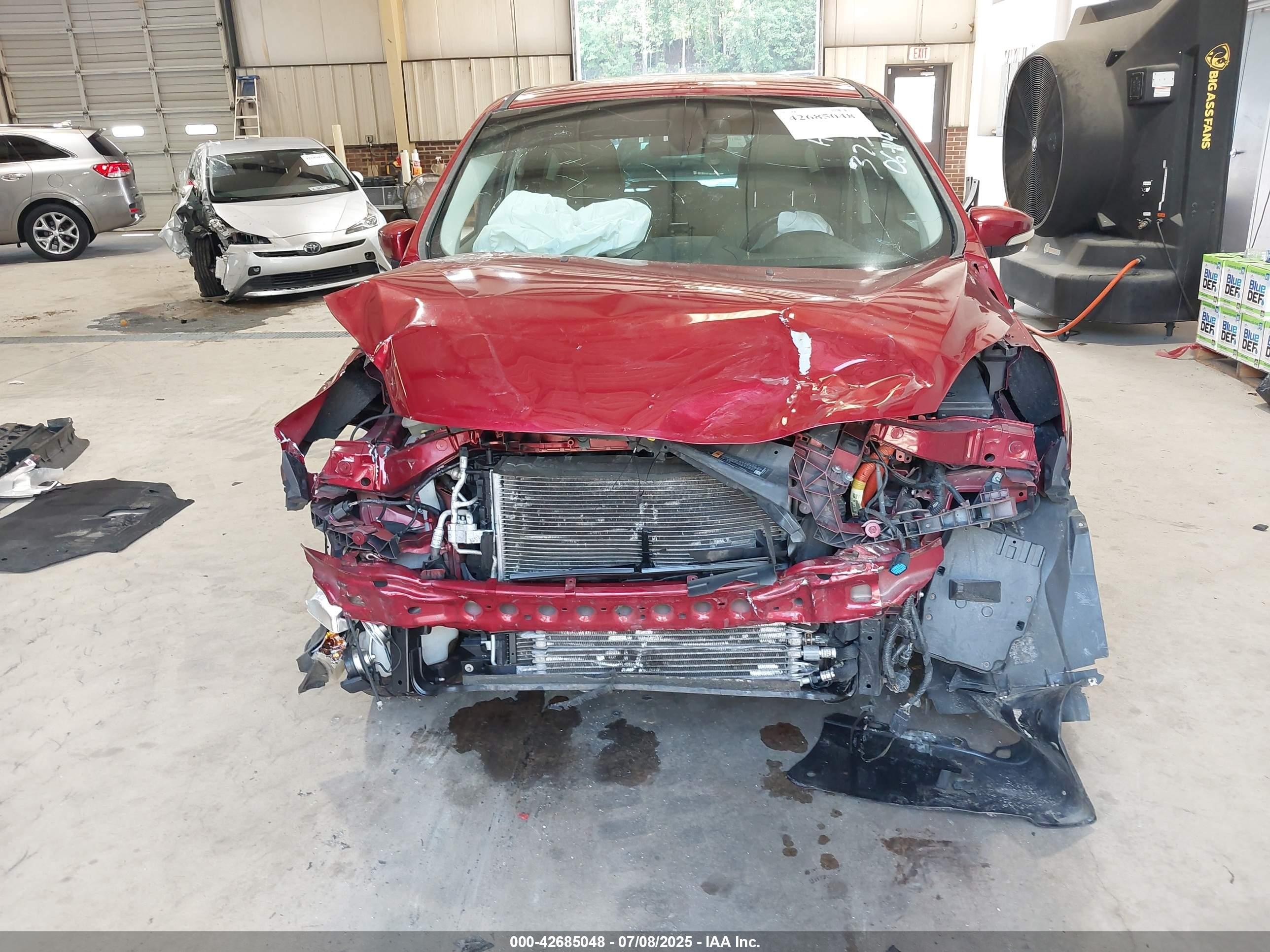 2013 Ford C-max Hybrid Sel Red vin: 1FADP5BU0DL544342
