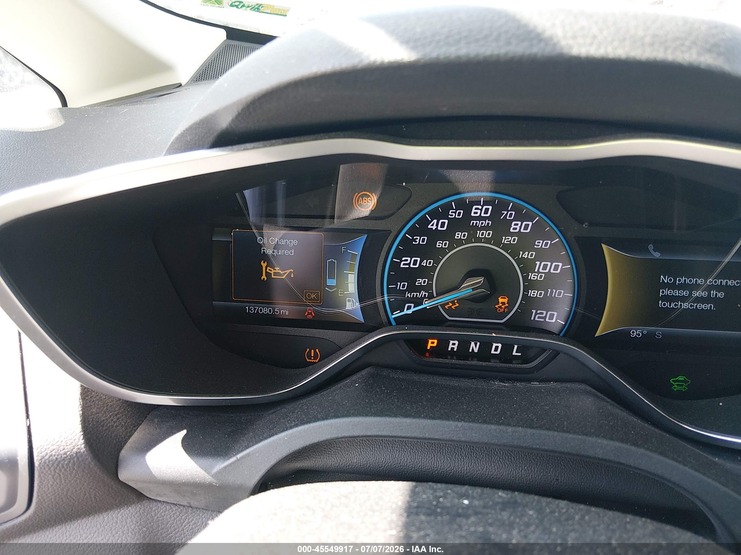 2014 Ford C-max Hybrid Sel Серый vin: 1FADP5BU0EL521080