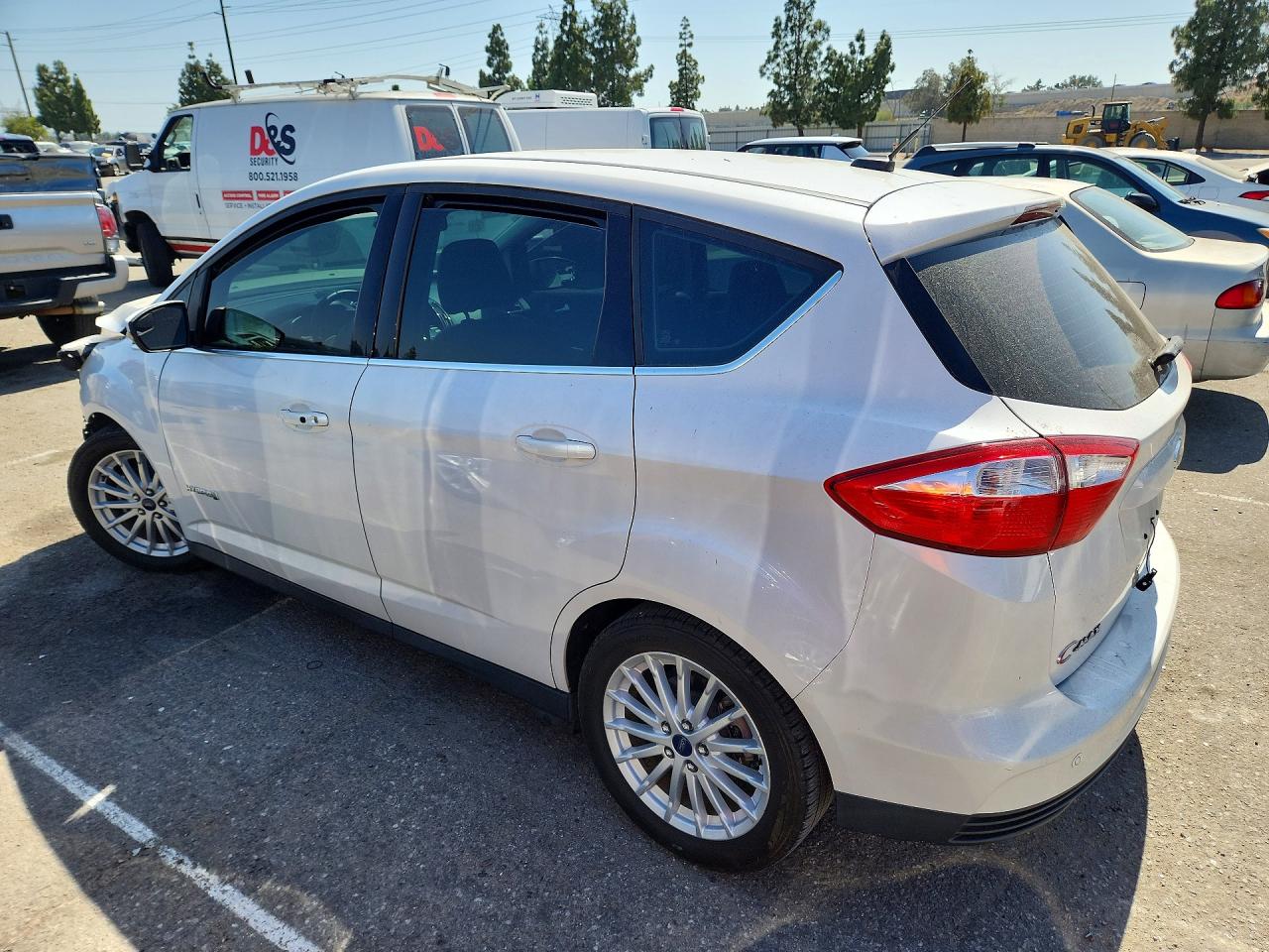 2014 Ford C-max Sel White vin: 1FADP5BU0EL521192