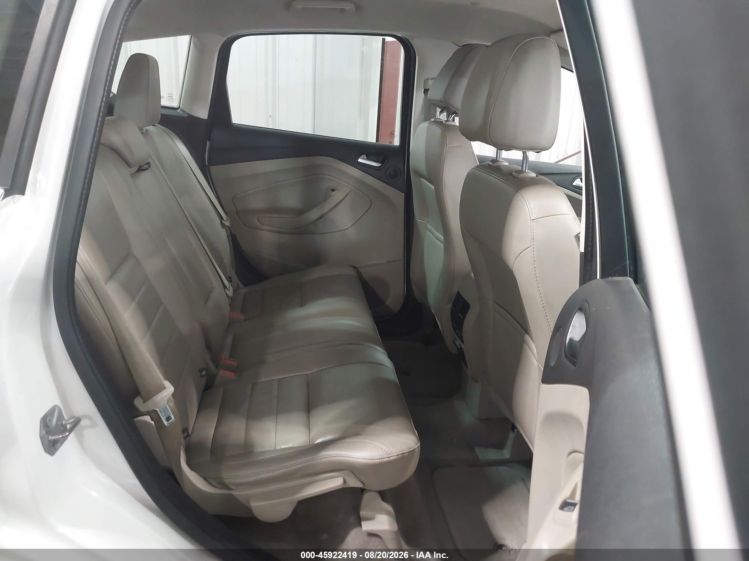 2015 Ford C-max Hybrid Sel White vin: 1FADP5BU0FL119903