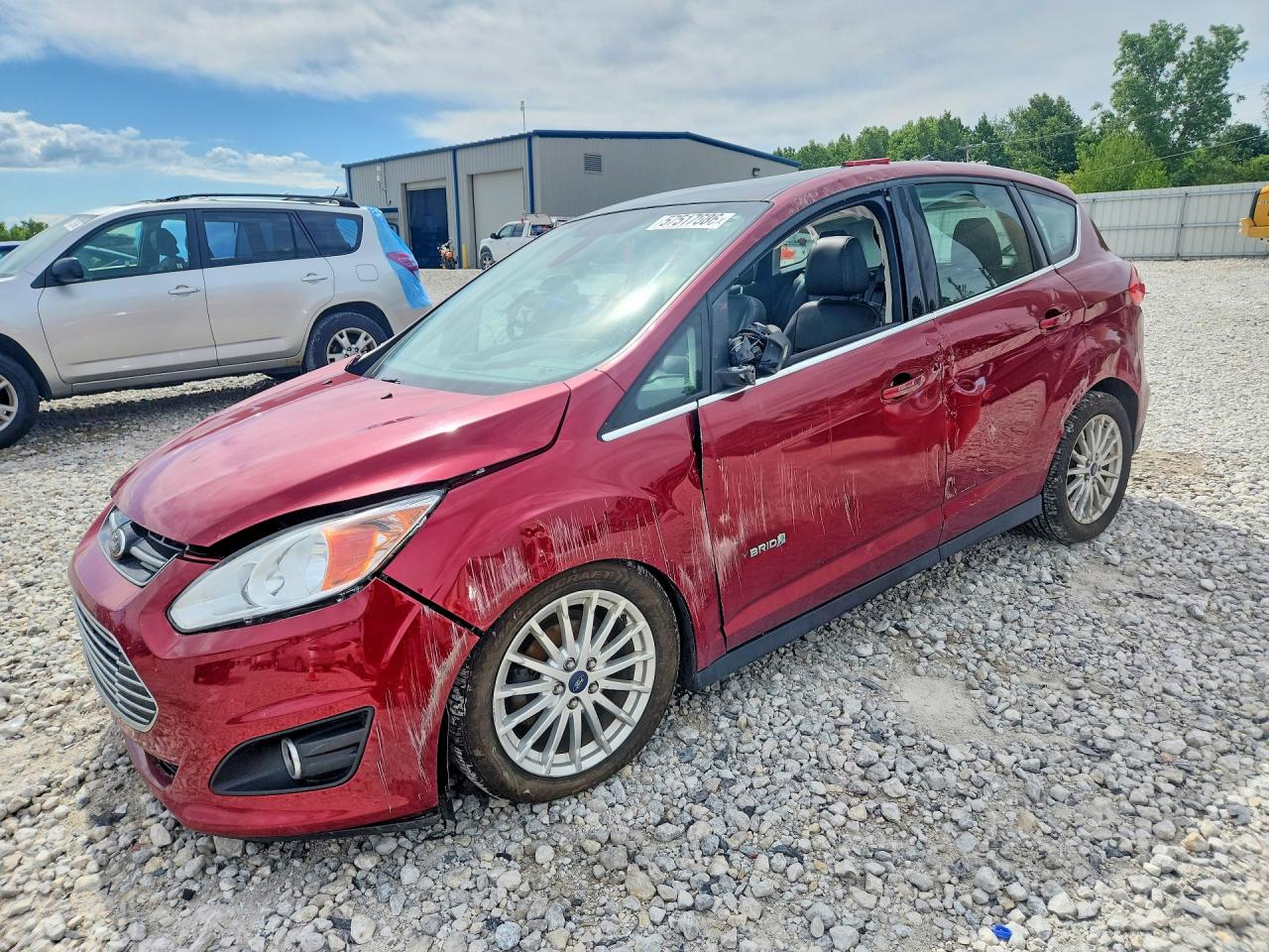2013 Ford C-max Sel Red vin: 1FADP5BU1DL508238