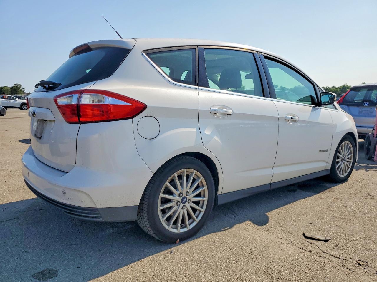 2013 Ford C-max Sel White vin: 1FADP5BU1DL515223
