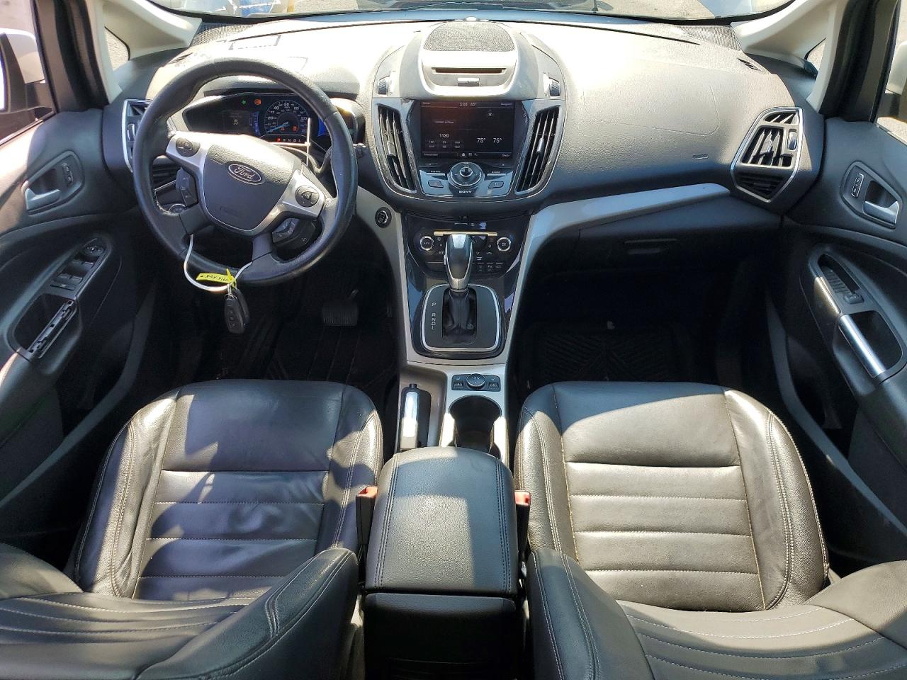 2013 Ford C-max Sel White vin: 1FADP5BU1DL515223