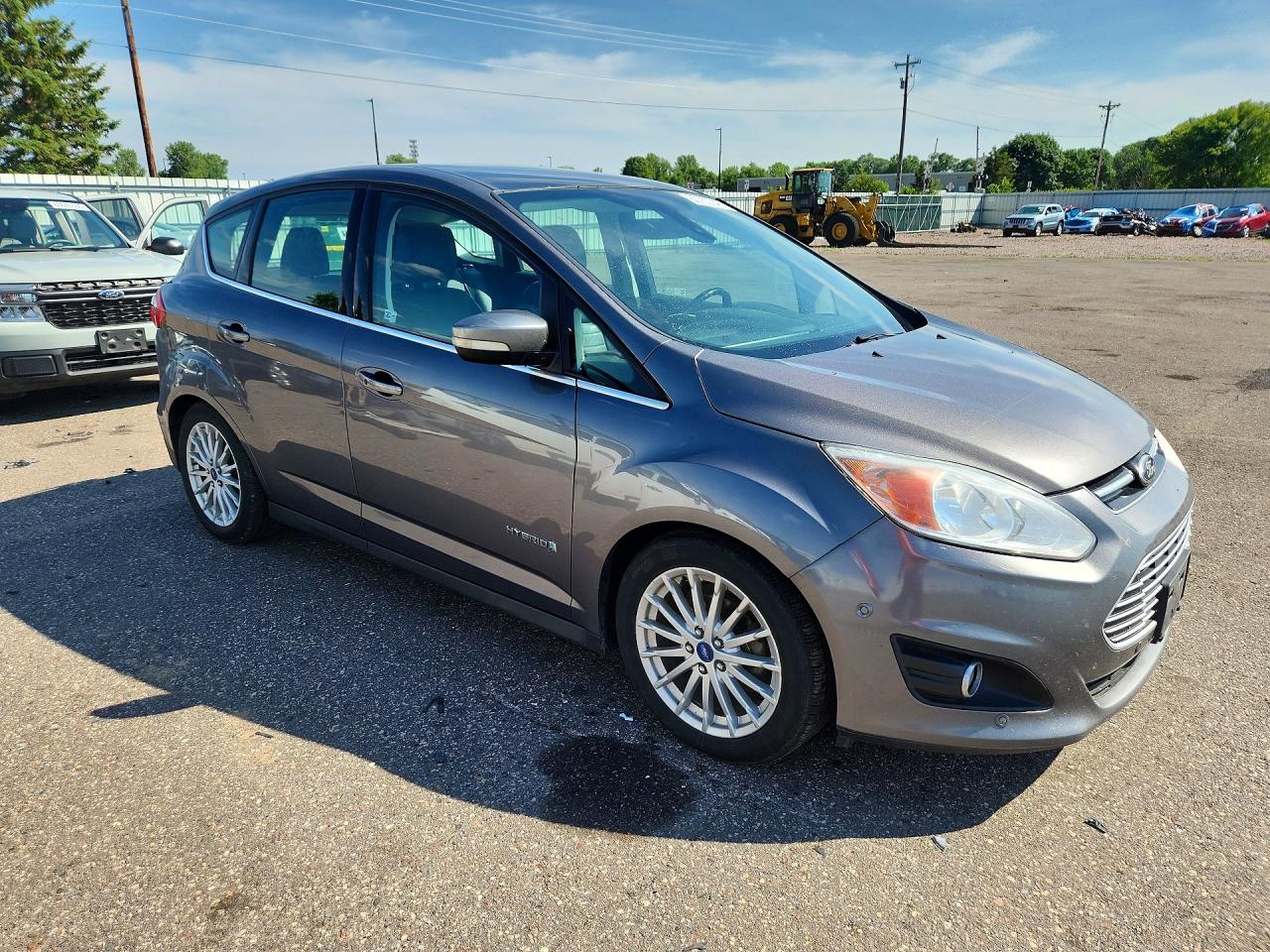 2013 Ford C-max Hybr Gray vin: 1FADP5BU1DL518526