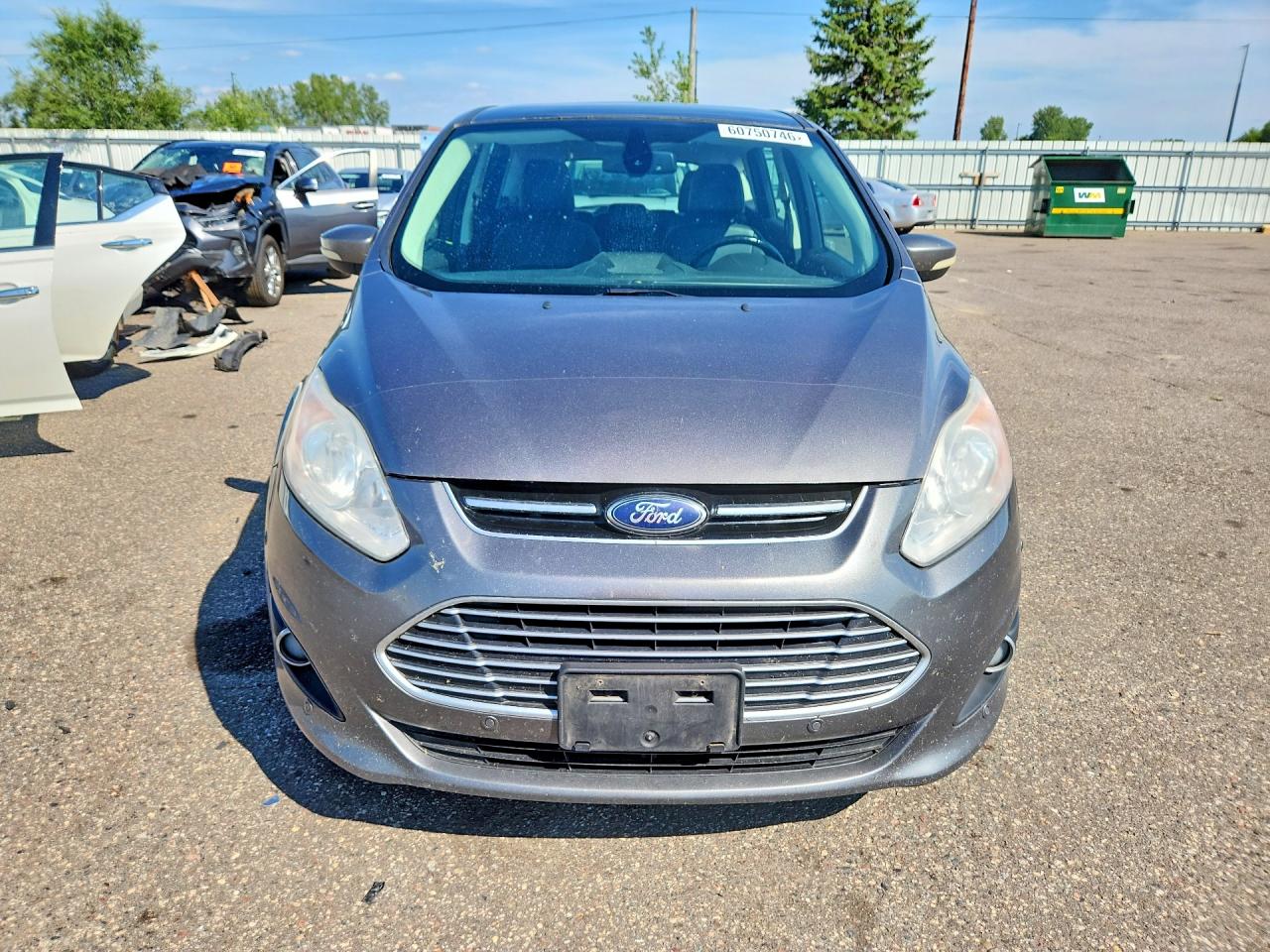2013 Ford C-max Hybr Gray vin: 1FADP5BU1DL518526