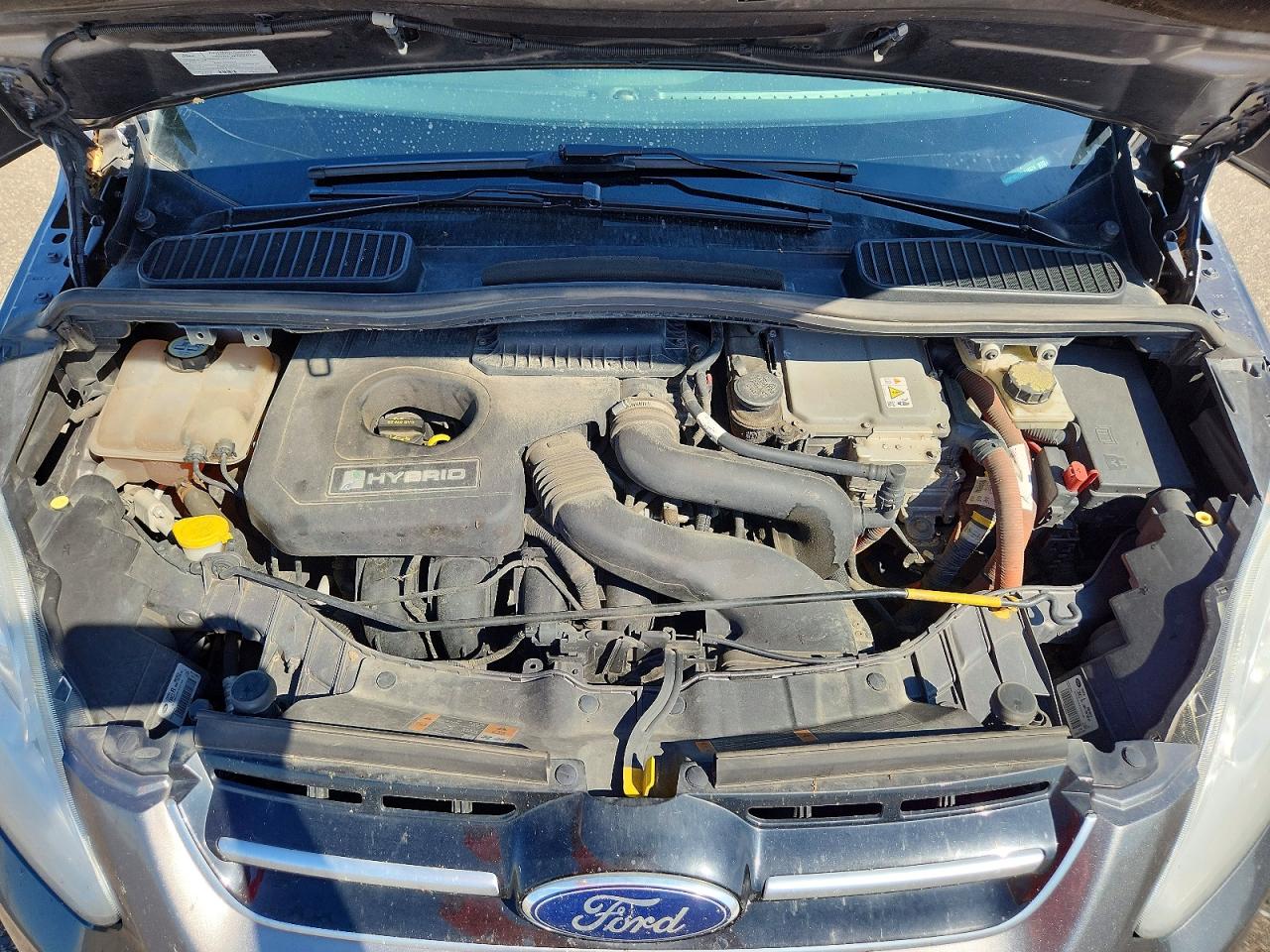 2013 Ford C-max Hybr Gray vin: 1FADP5BU1DL518526