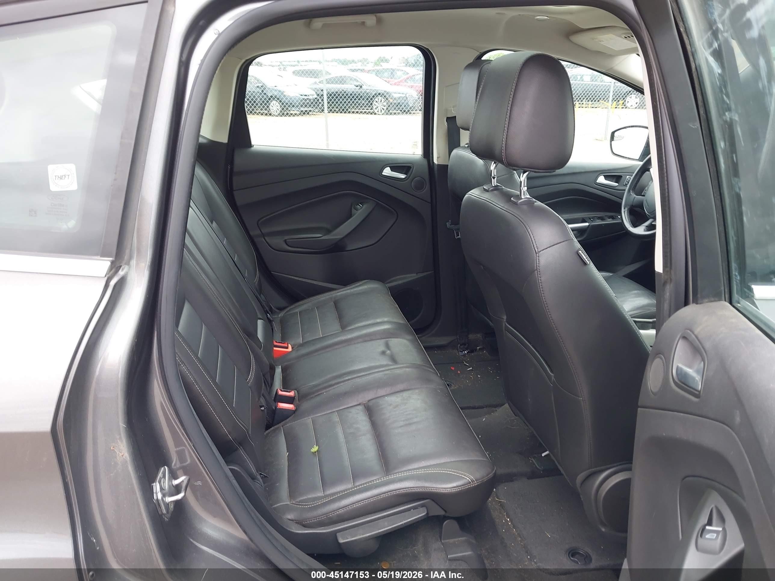 2013 Ford C-max Hybrid Sel Gray vin: 1FADP5BU1DL520258