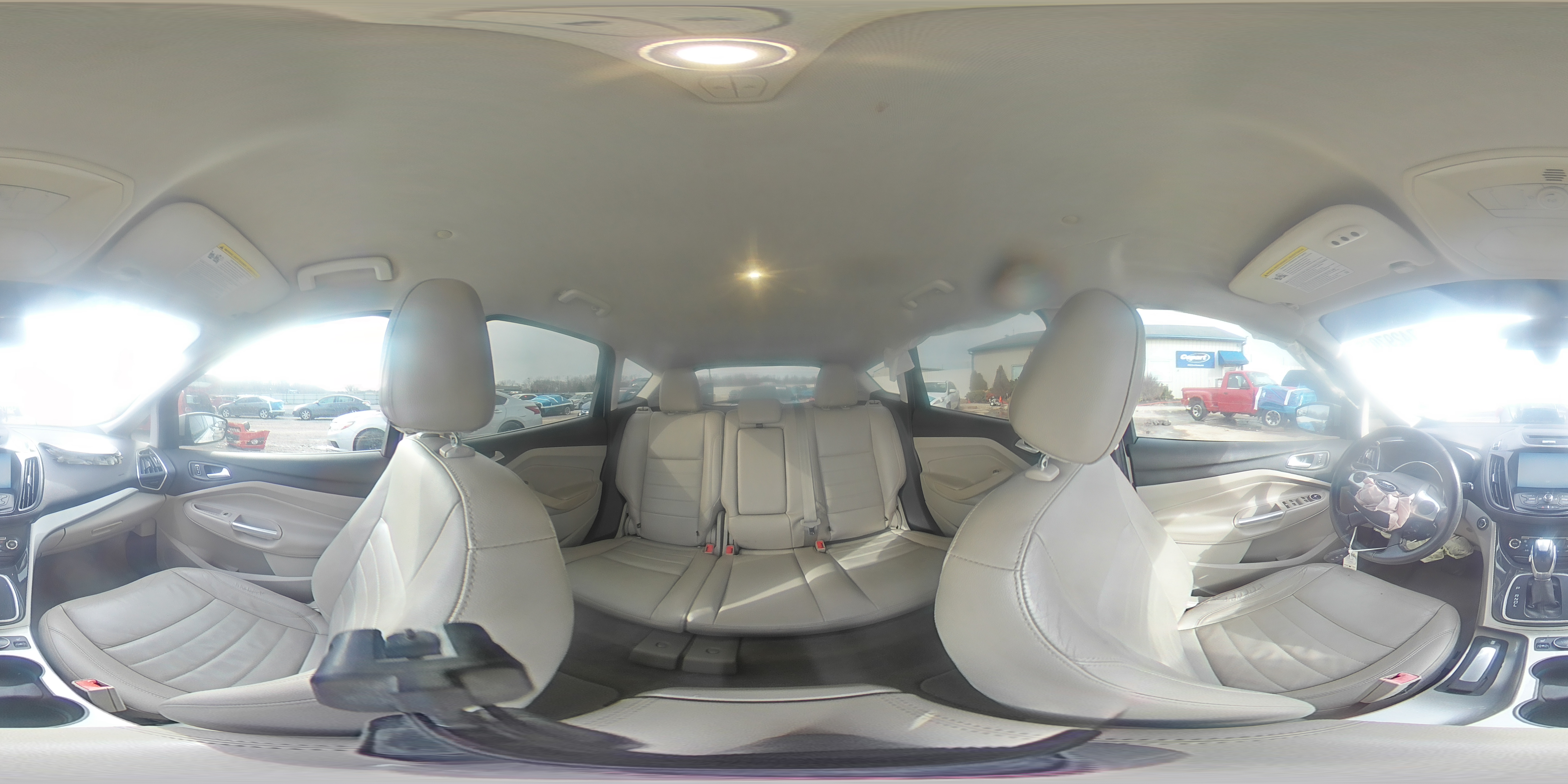 2013 Ford C-max Sel White vin: 1FADP5BU1DL523029