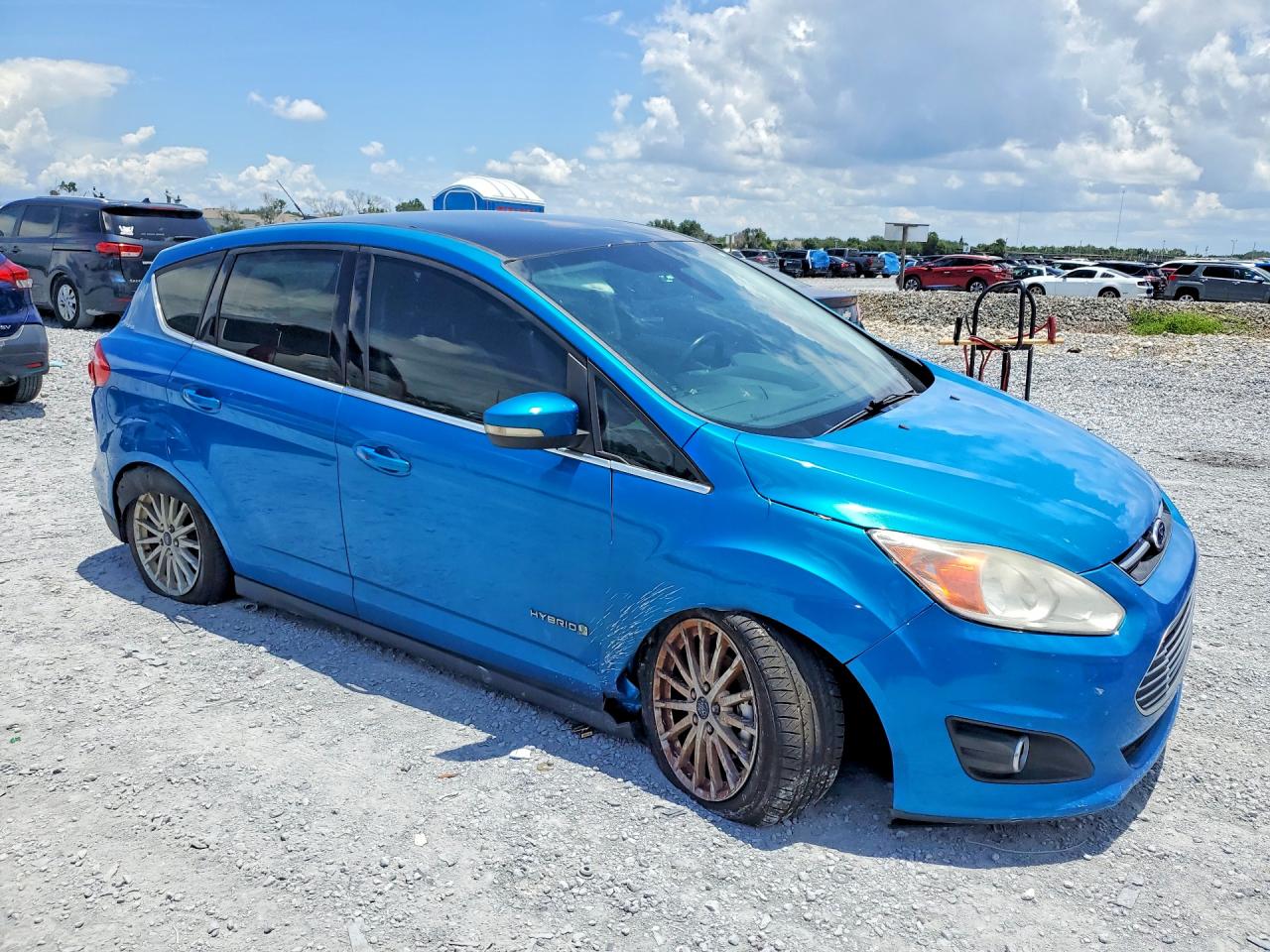 2013 Ford C-max Sel Blue vin: 1FADP5BU1DL536864