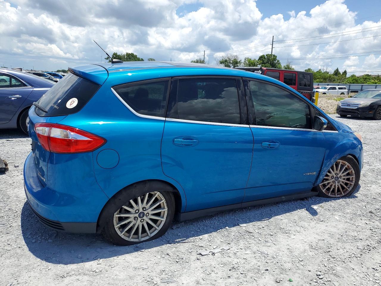 2013 Ford C-max Sel Blue vin: 1FADP5BU1DL536864