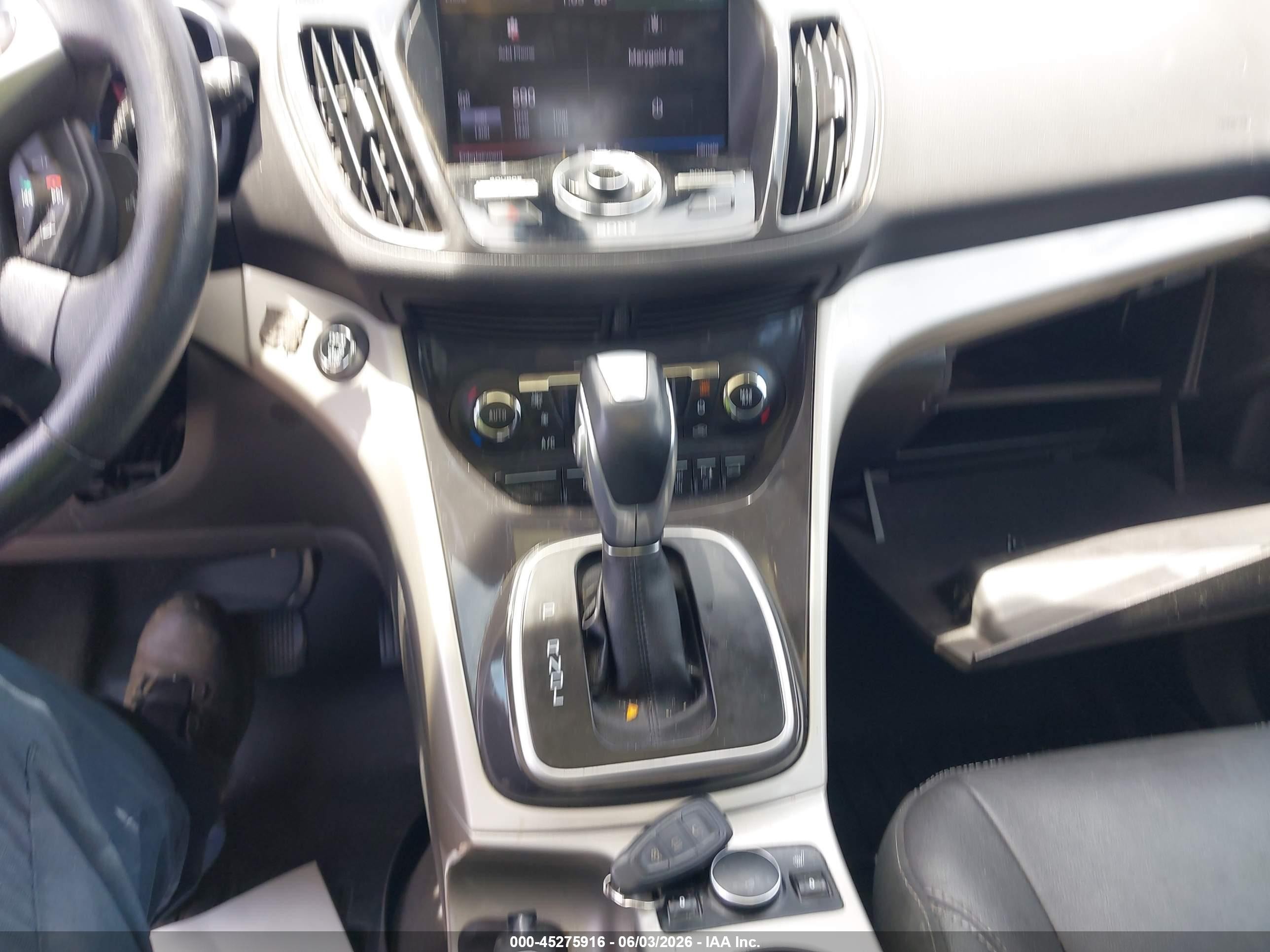 2013 Ford C-max Hybrid Sel Gray vin: 1FADP5BU1DL552448