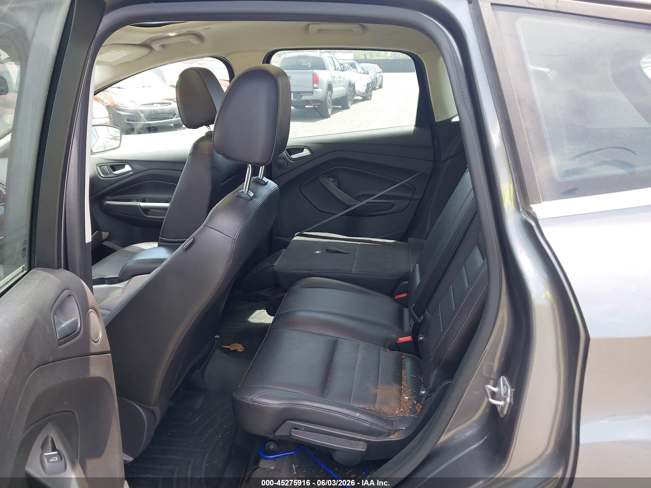 2013 Ford C-max Hybrid Sel Gray vin: 1FADP5BU1DL552448
