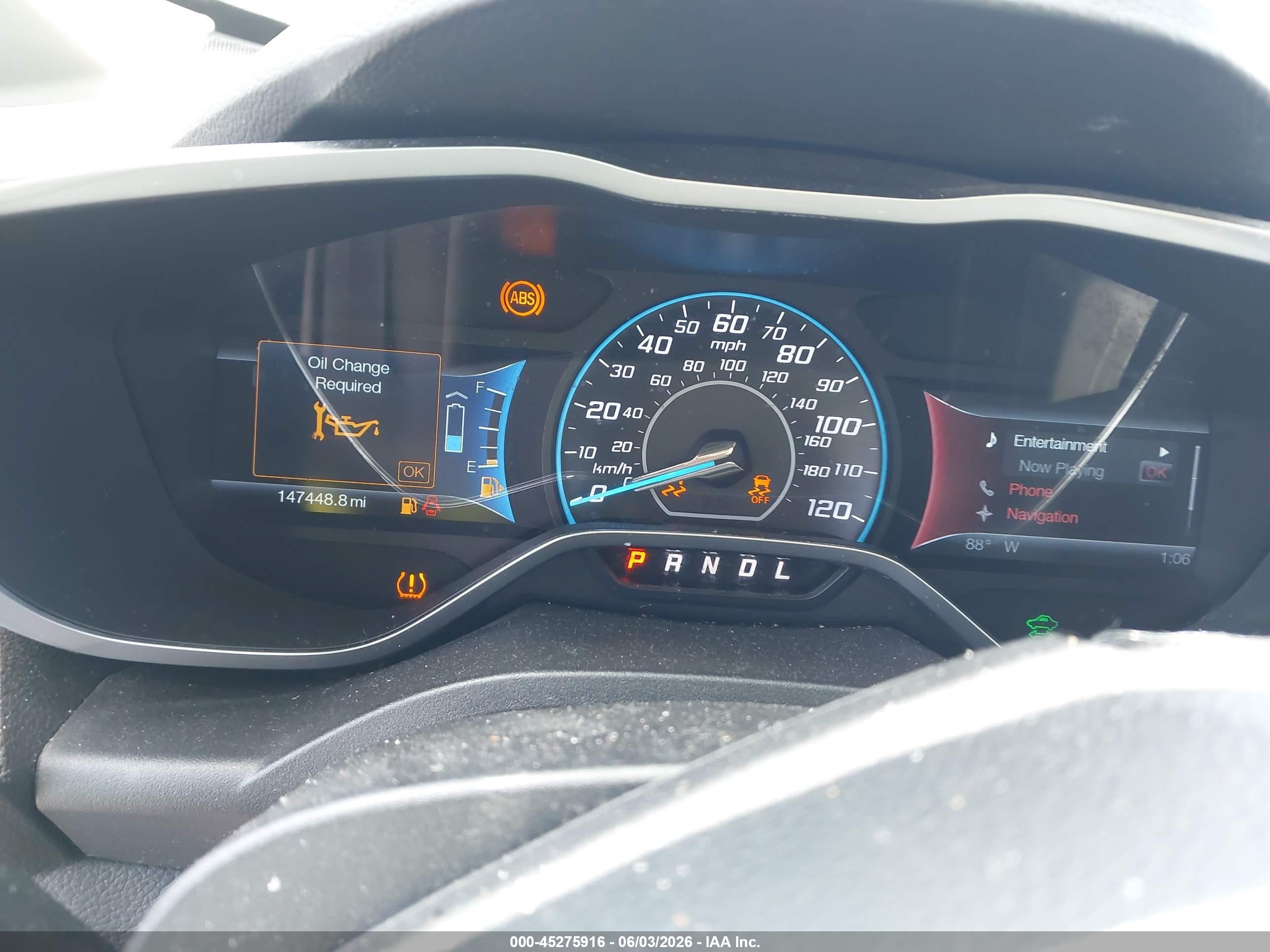 2013 Ford C-max Hybrid Sel Gray vin: 1FADP5BU1DL552448