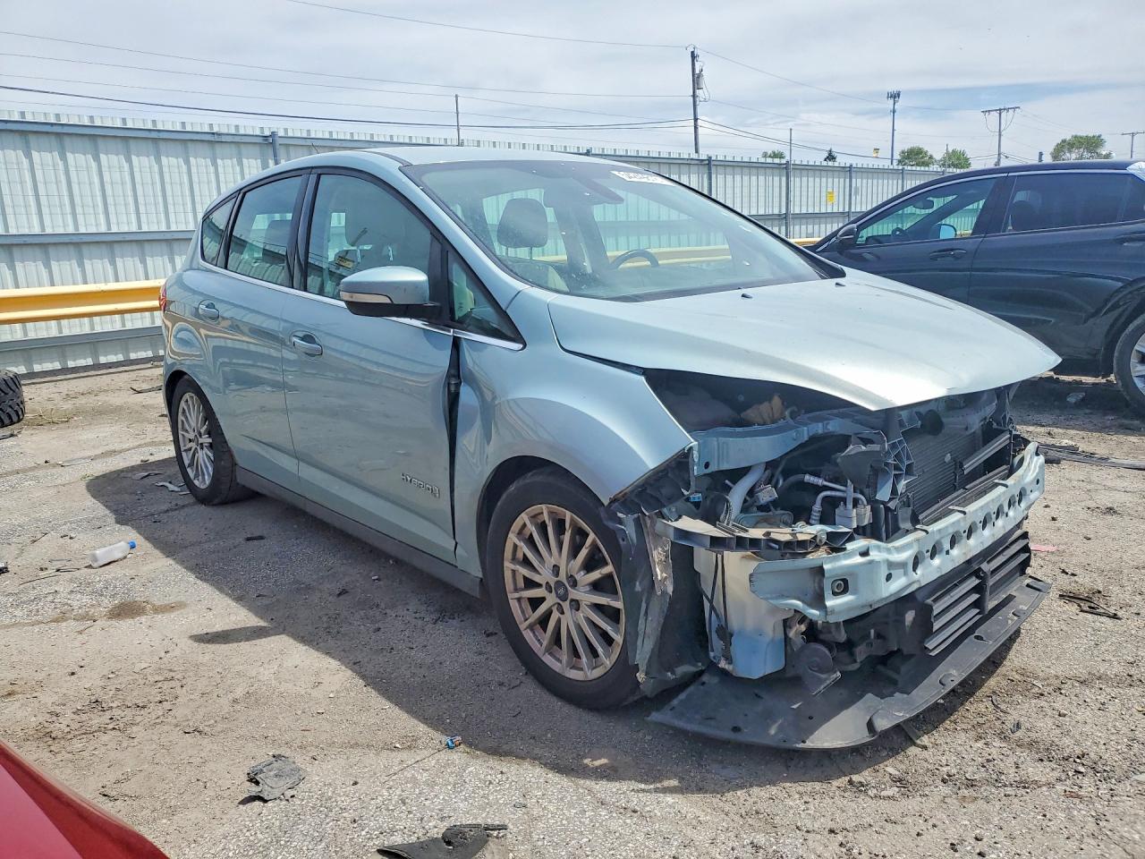 2013 Ford C-max Sel Turquoise vin: 1FADP5BU1DL554488
