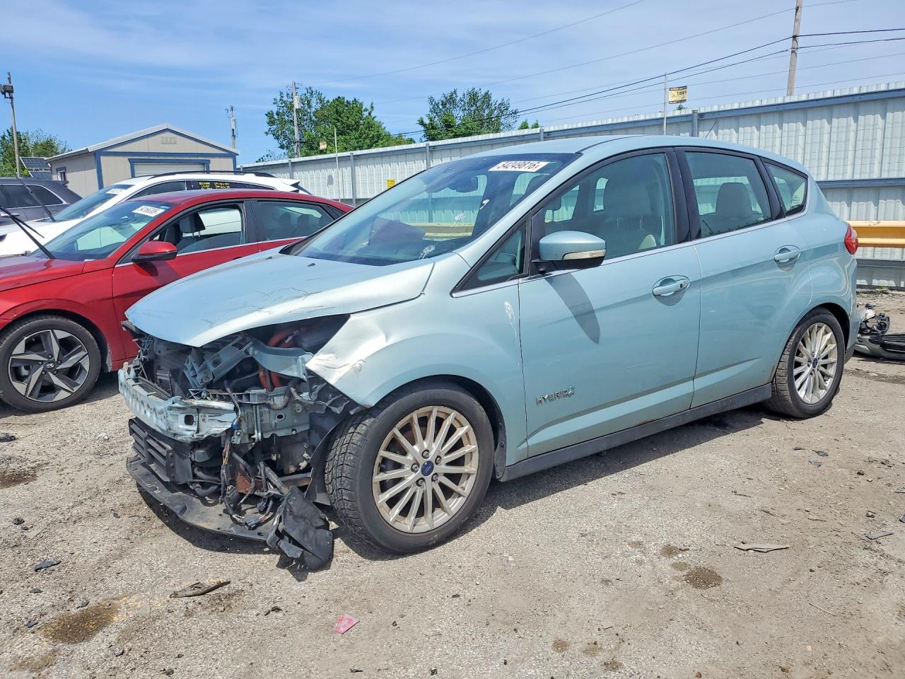 2013 Ford C-max Sel Turquoise vin: 1FADP5BU1DL554488
