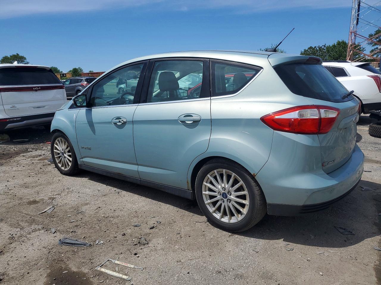 2013 Ford C-max Sel Turquoise vin: 1FADP5BU1DL554488