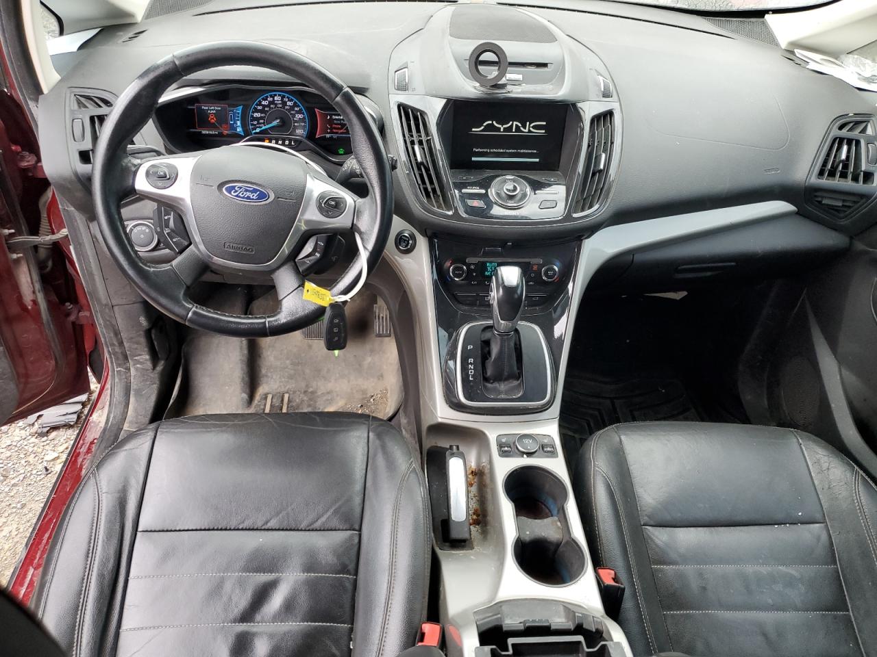 2014 Ford C-max Sel Красный vin: 1FADP5BU1EL507401