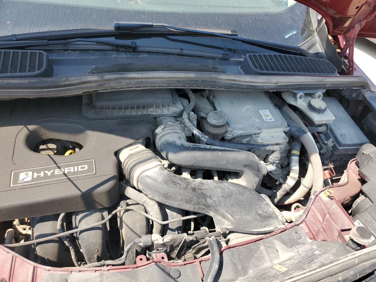 2014 Ford C-max Sel Красный vin: 1FADP5BU1EL507401