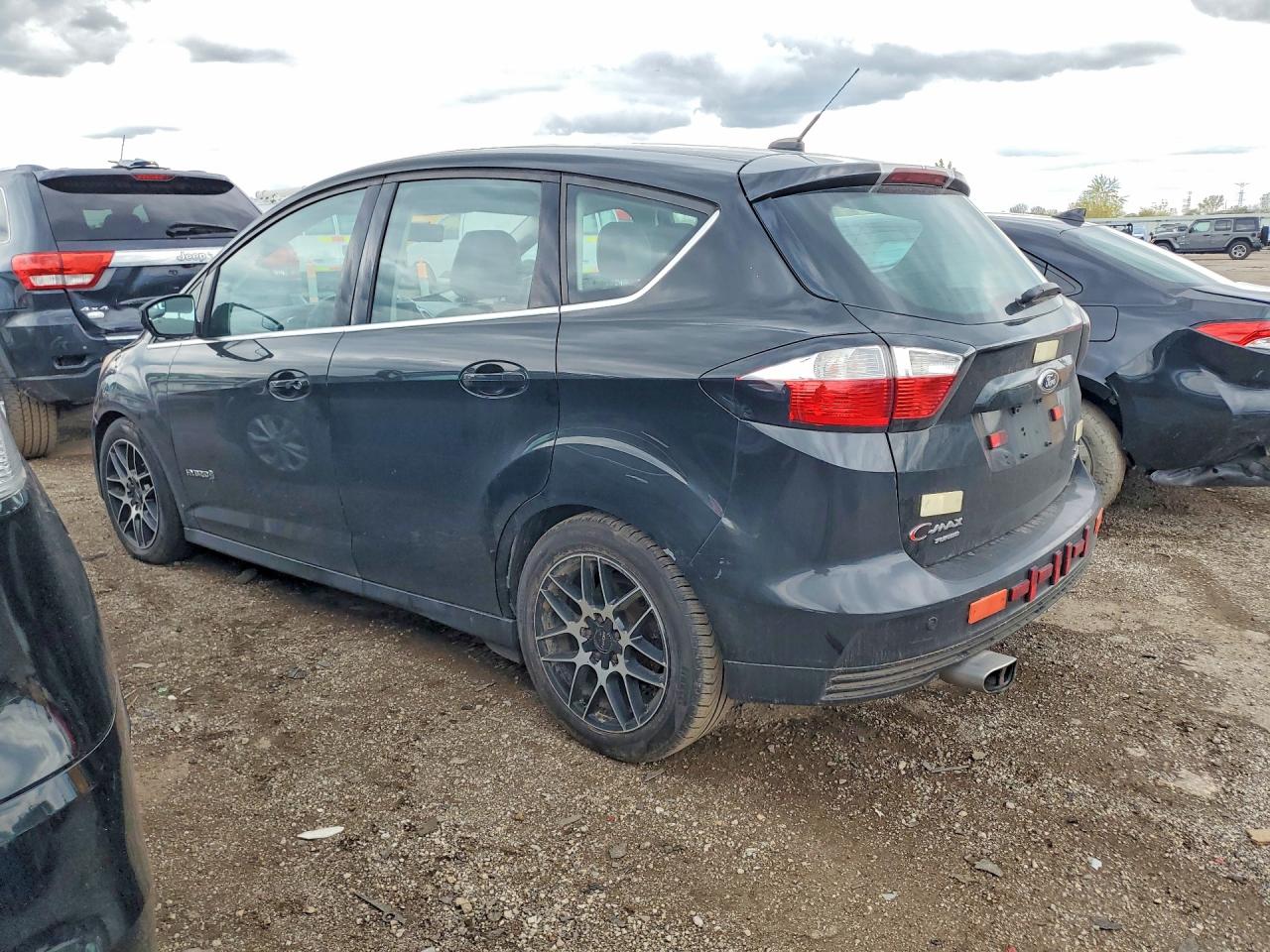 2014 Ford C-max Sel Черный vin: 1FADP5BU1EL509360
